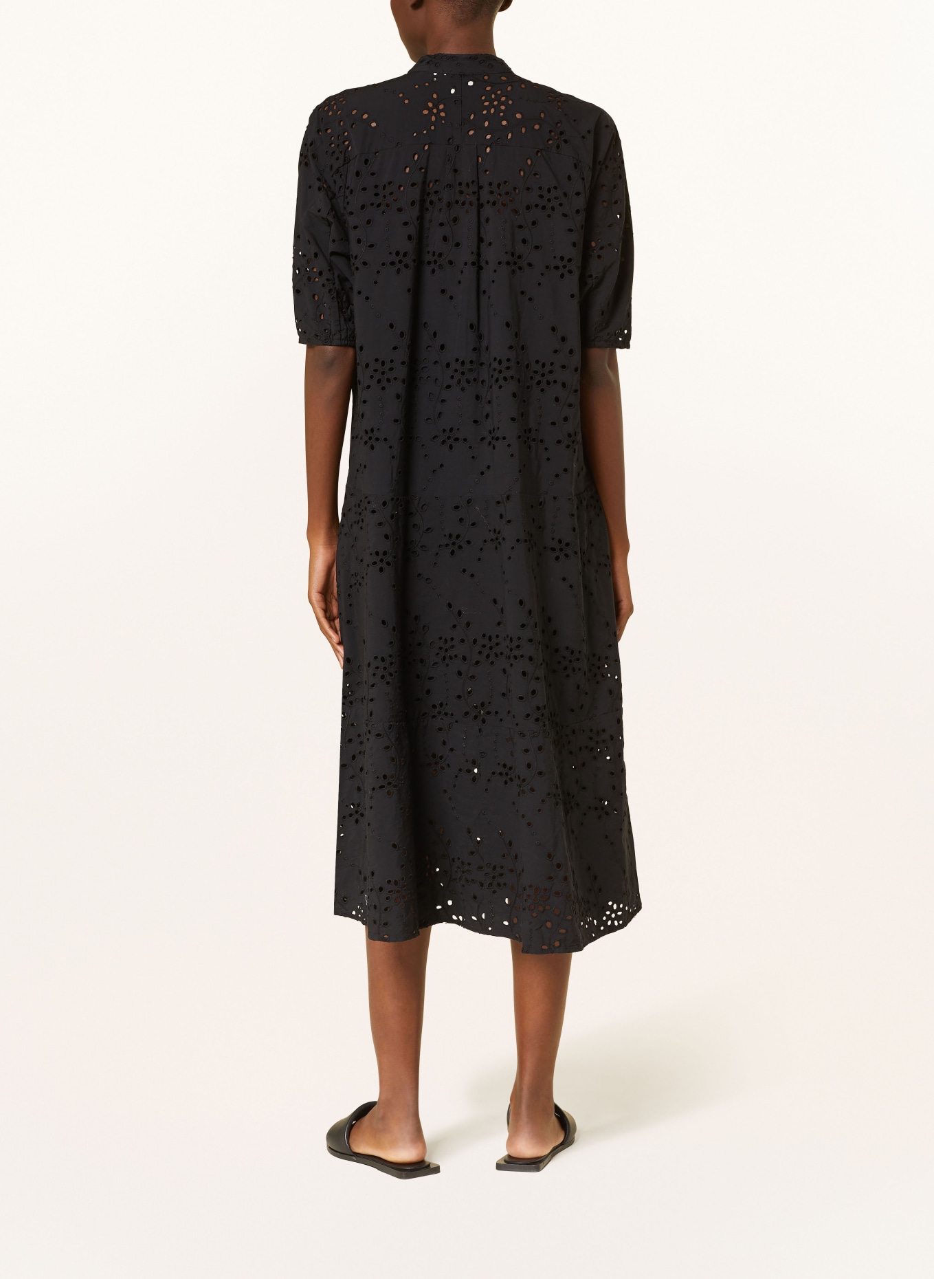TED BAKER Dress NIKAIA in broderie anglaise, Color: BLACK (Image 3)