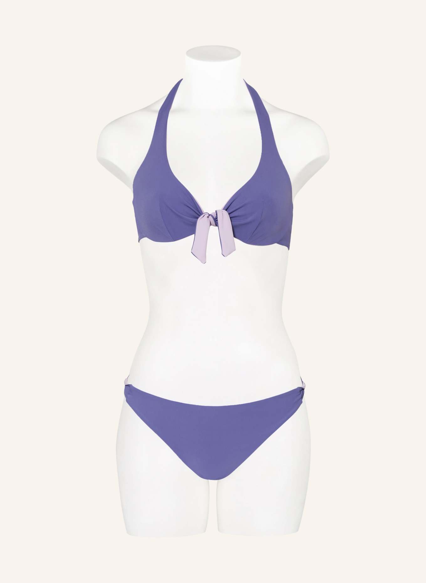Passionata Basic bikini bottoms ELLEN reversible, Color: LIGHT PURPLE/ BLUE (Image 4)