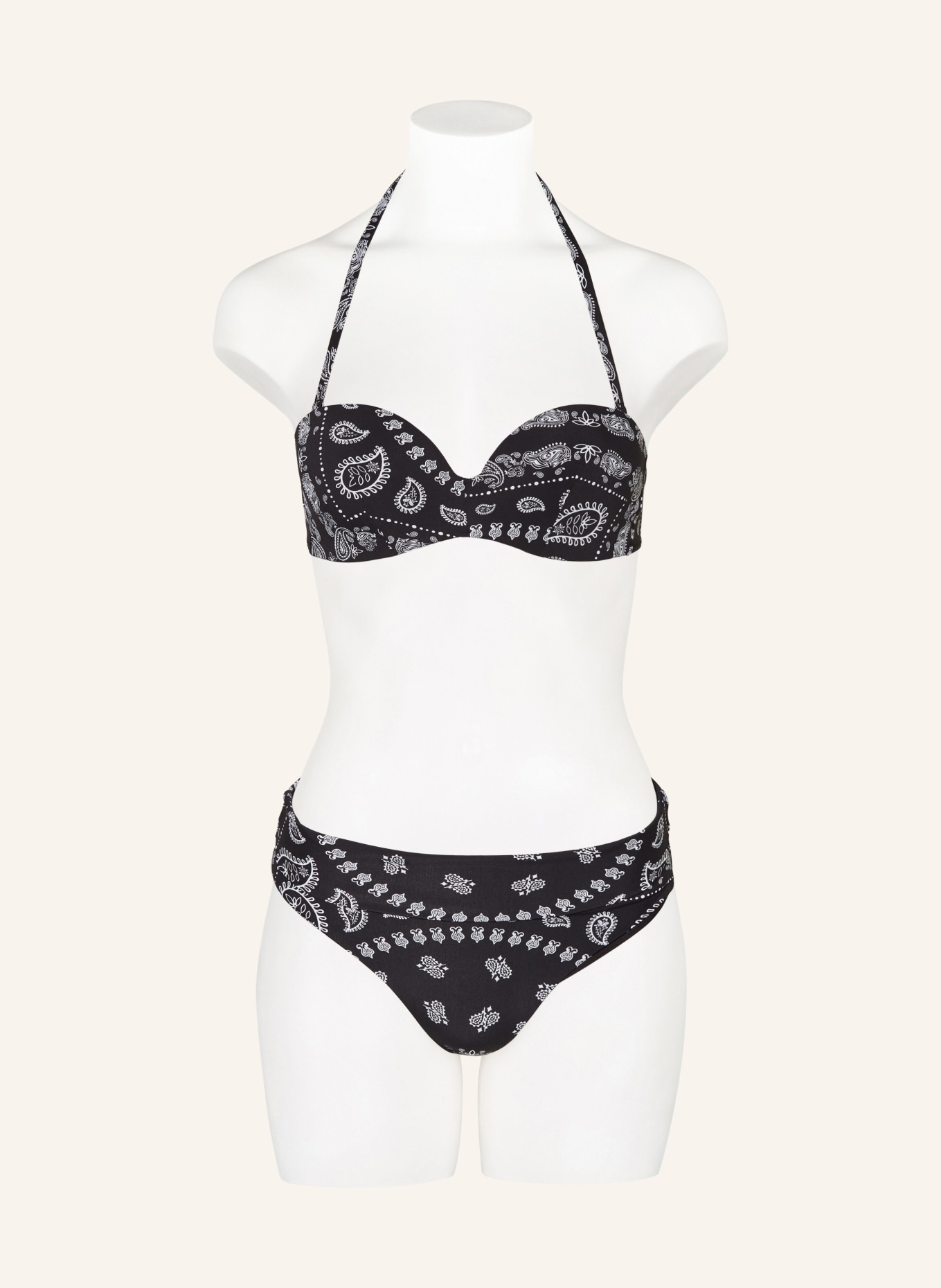 Passionata Underwired bikini top JAMIE, Color: BLACK/ WHITE (Image 2)