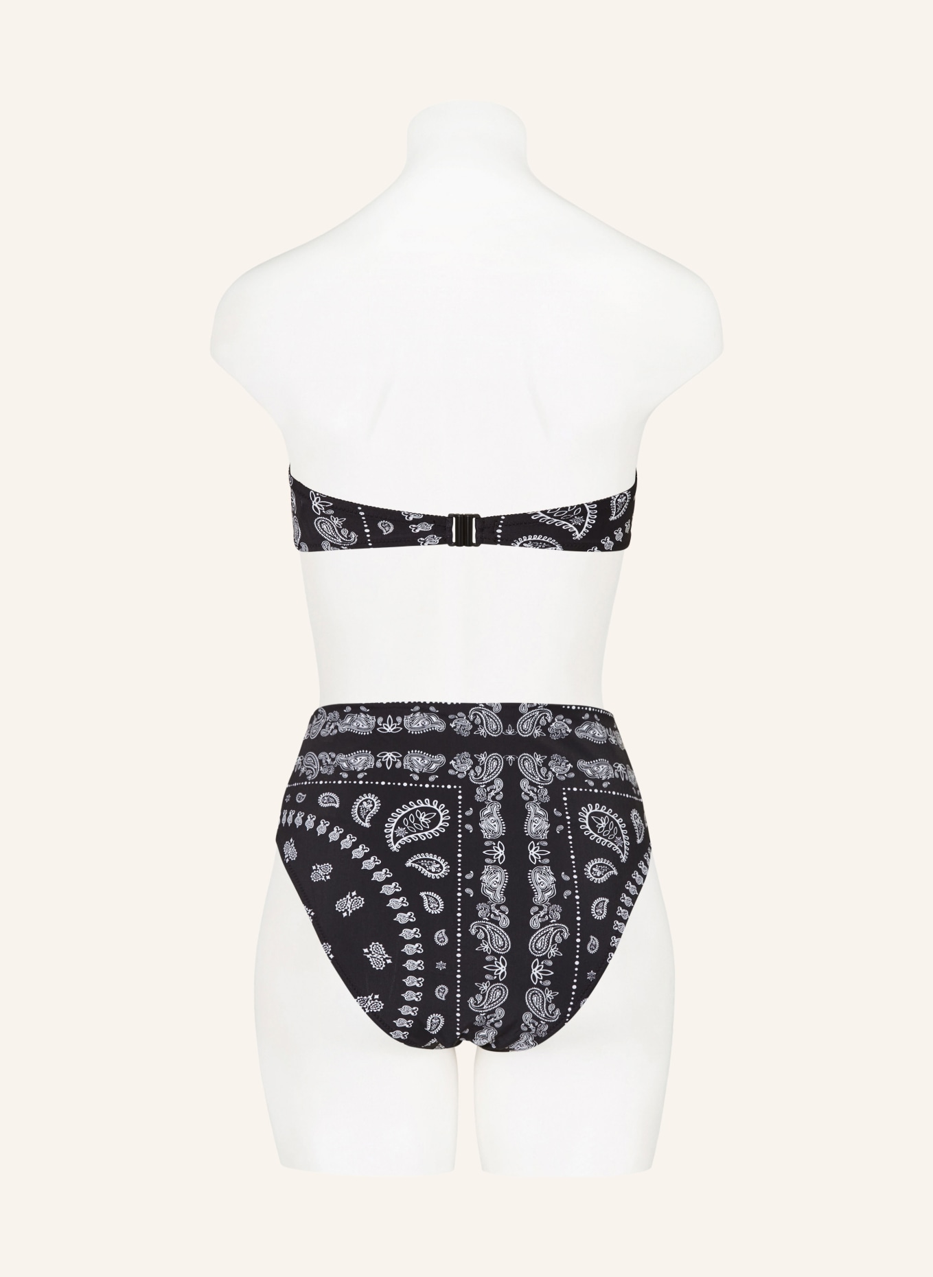Passionata Underwired bikini top JAMIE, Color: BLACK/ WHITE (Image 5)