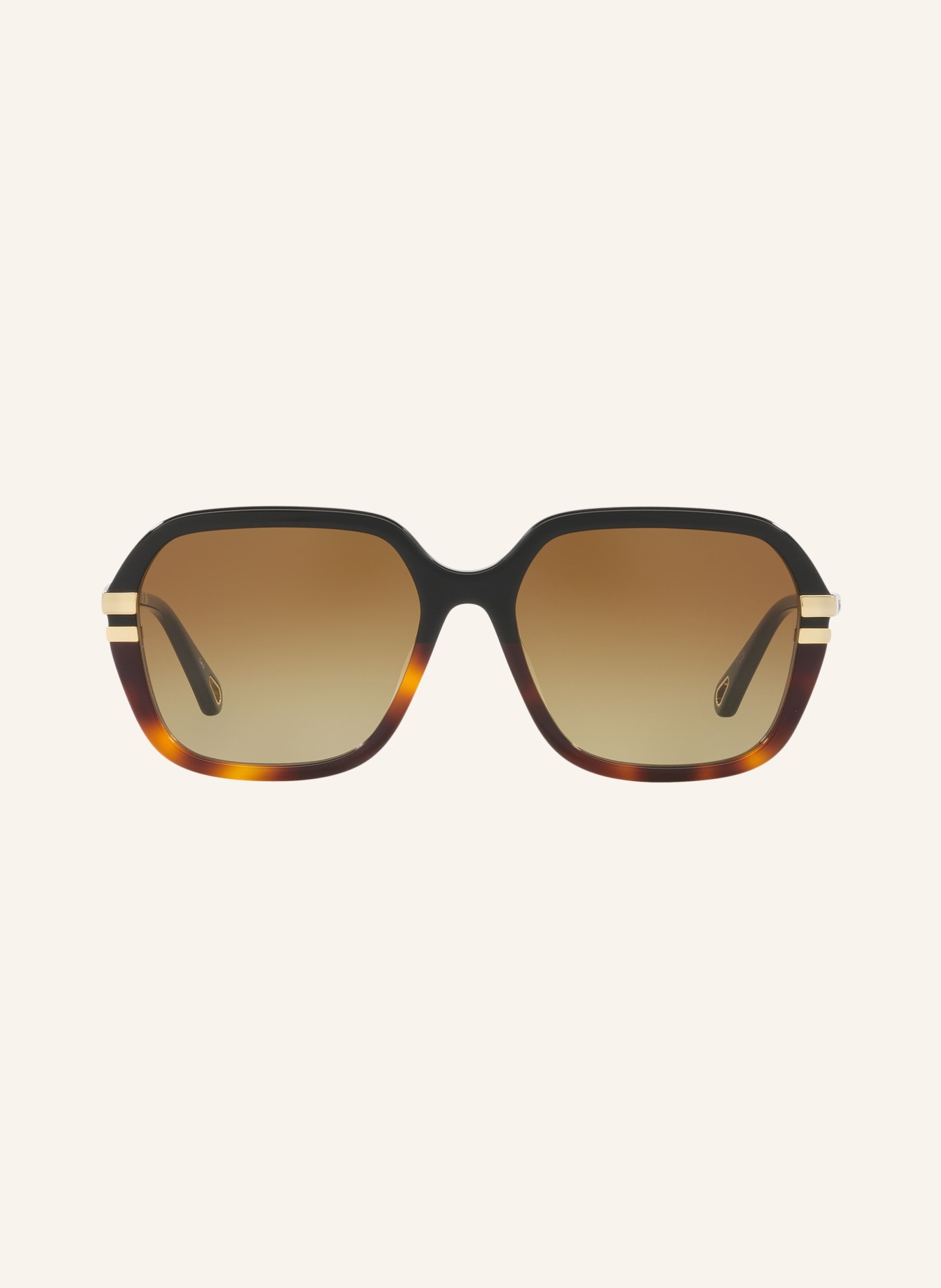 Chloé Sunglasses CH0204S, Color: 1100D1 - HAVANA/ BROWN (Image 2)