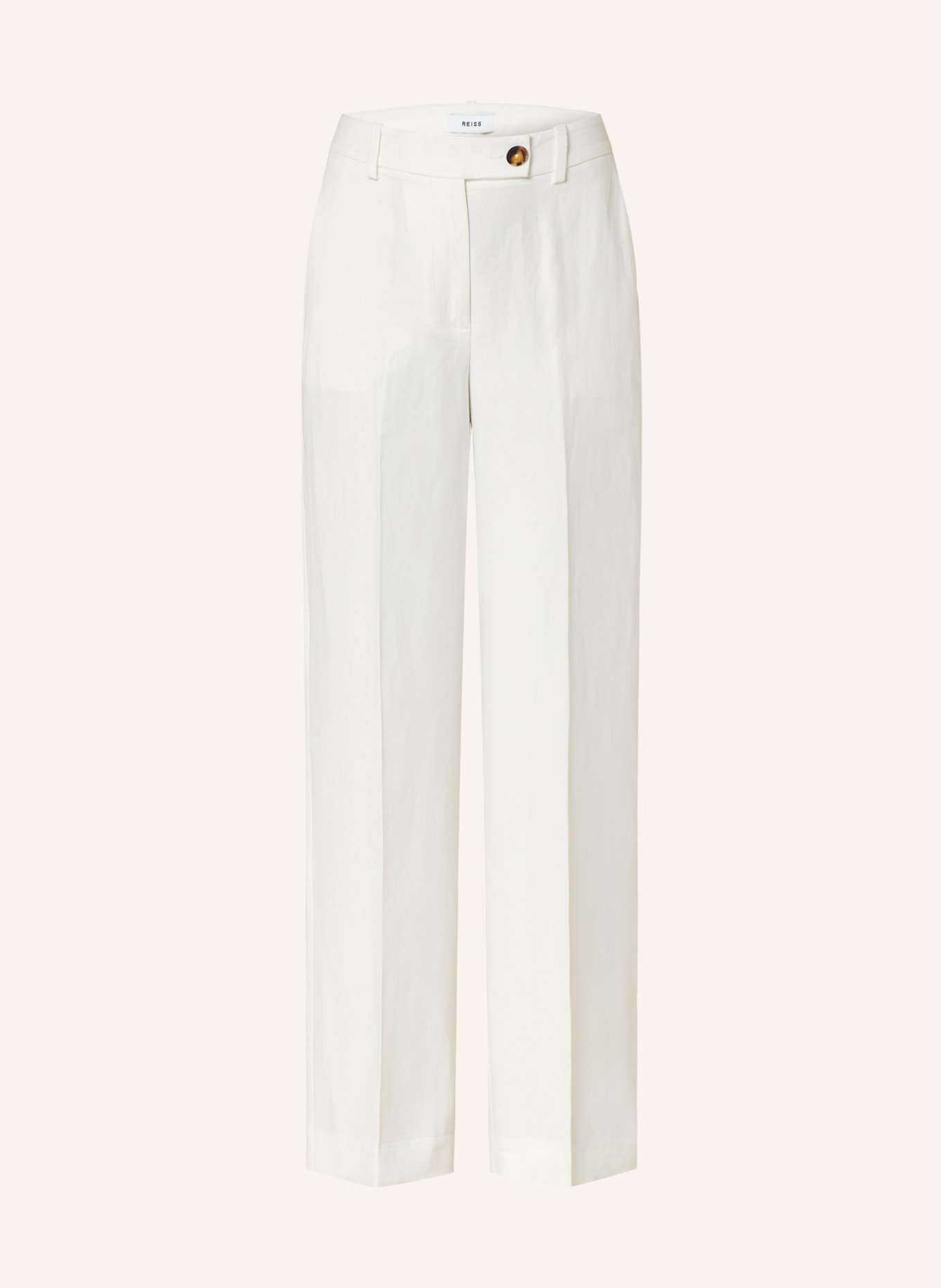 REISS Wide leg trousers LORI, Color: WHITE (Image 1)