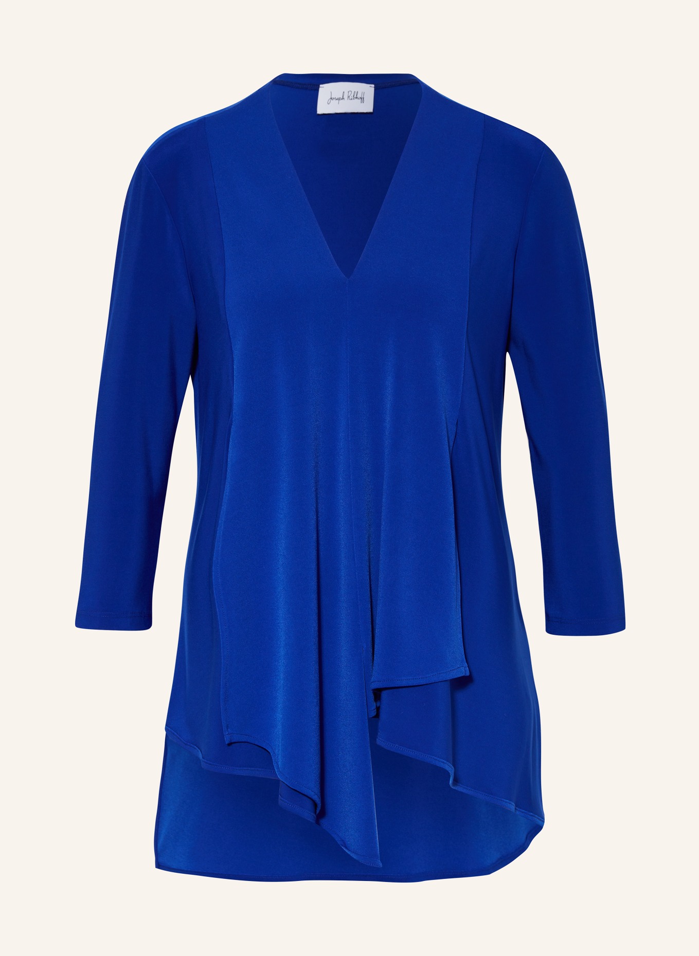 Joseph Ribkoff Shirt blouse with 3/4 sleeves, Color: BLUE (Image 1)