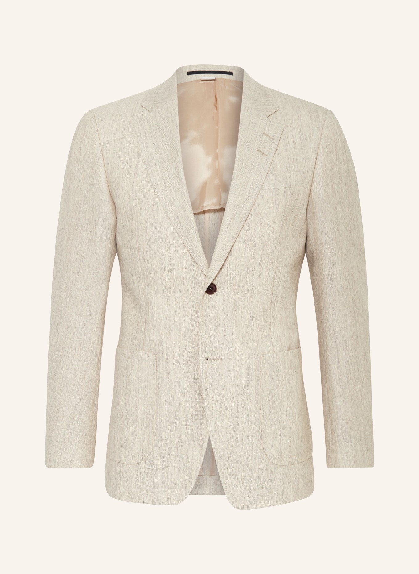 TIGER OF SWEDEN Suit jacket JUSTIN HL extra slim fit with linen, Color: 0B1 Natural White (Image 1)