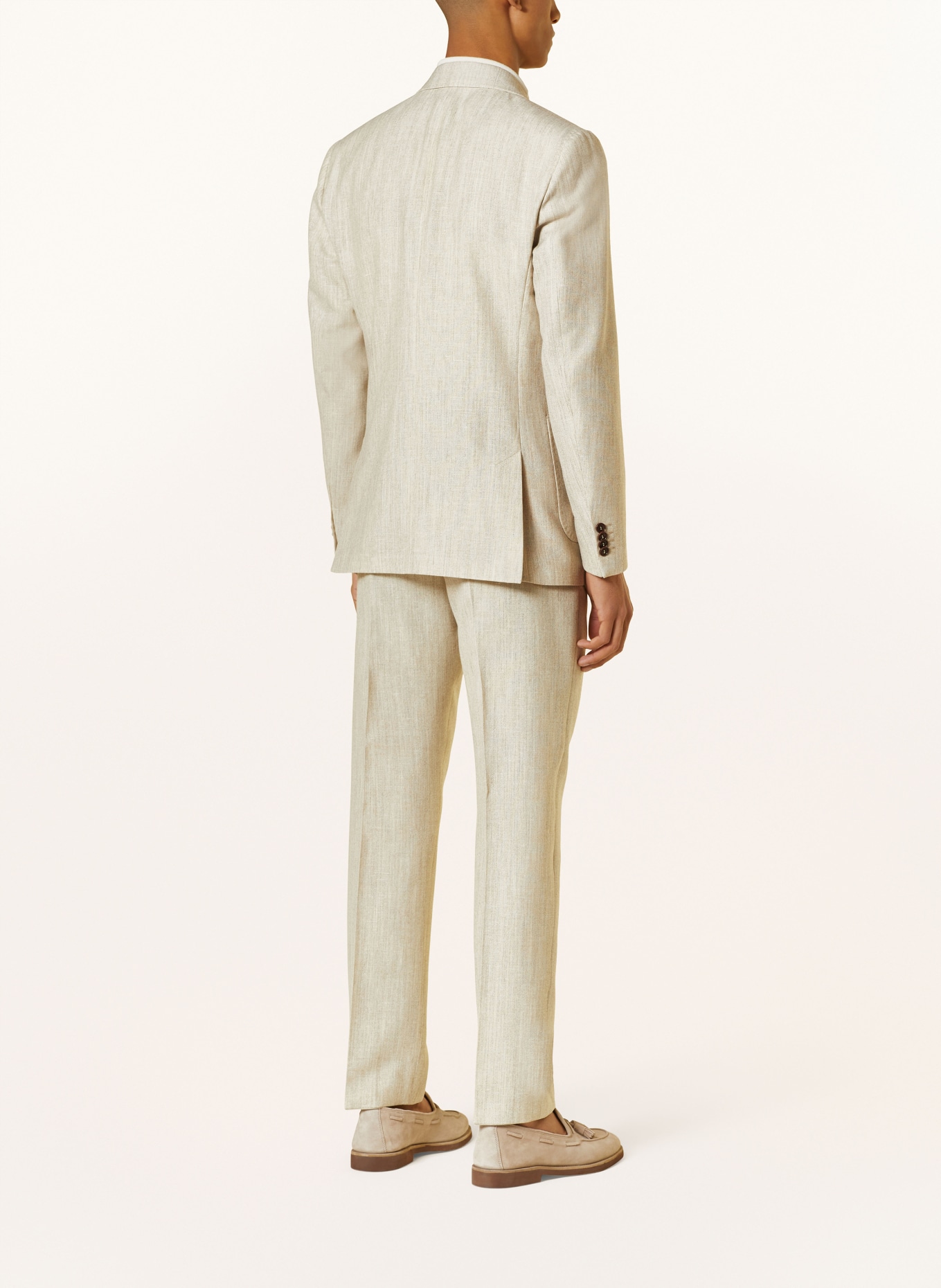 TIGER OF SWEDEN Suit jacket JUSTIN HL extra slim fit with linen, Color: 0B1 Natural White (Image 3)