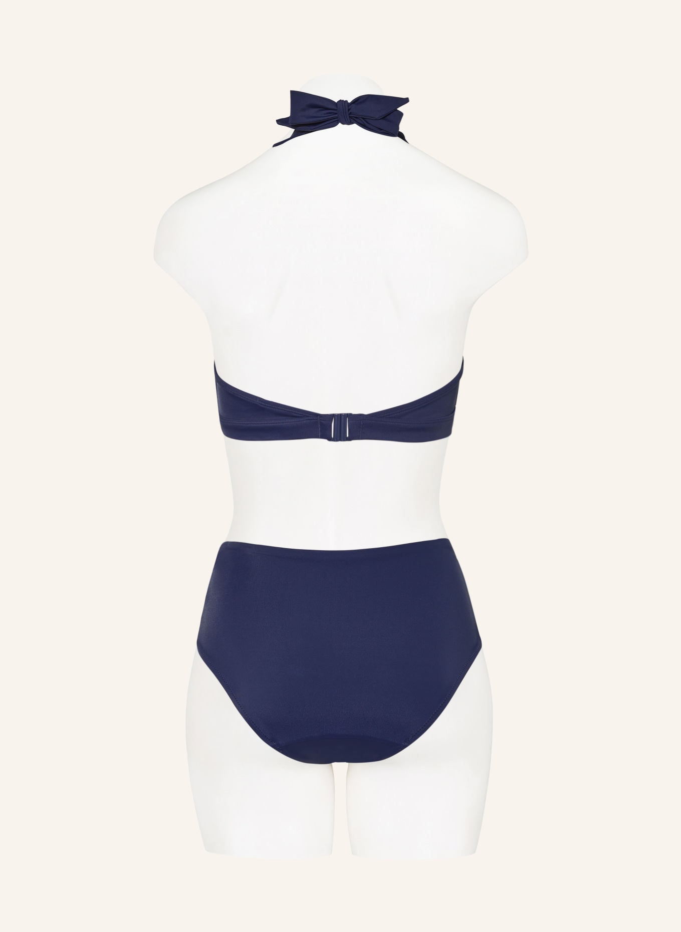 FEMILET Halter neck bikini top RIVERO, Color: DARK BLUE (Image 3)