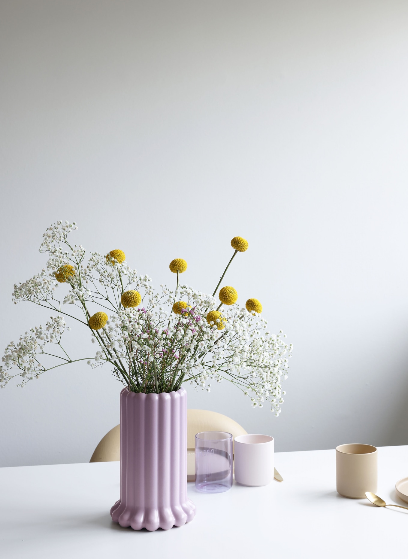 DESIGN LETTERS Vase, Farbe: HELLLILA (Bild 3)