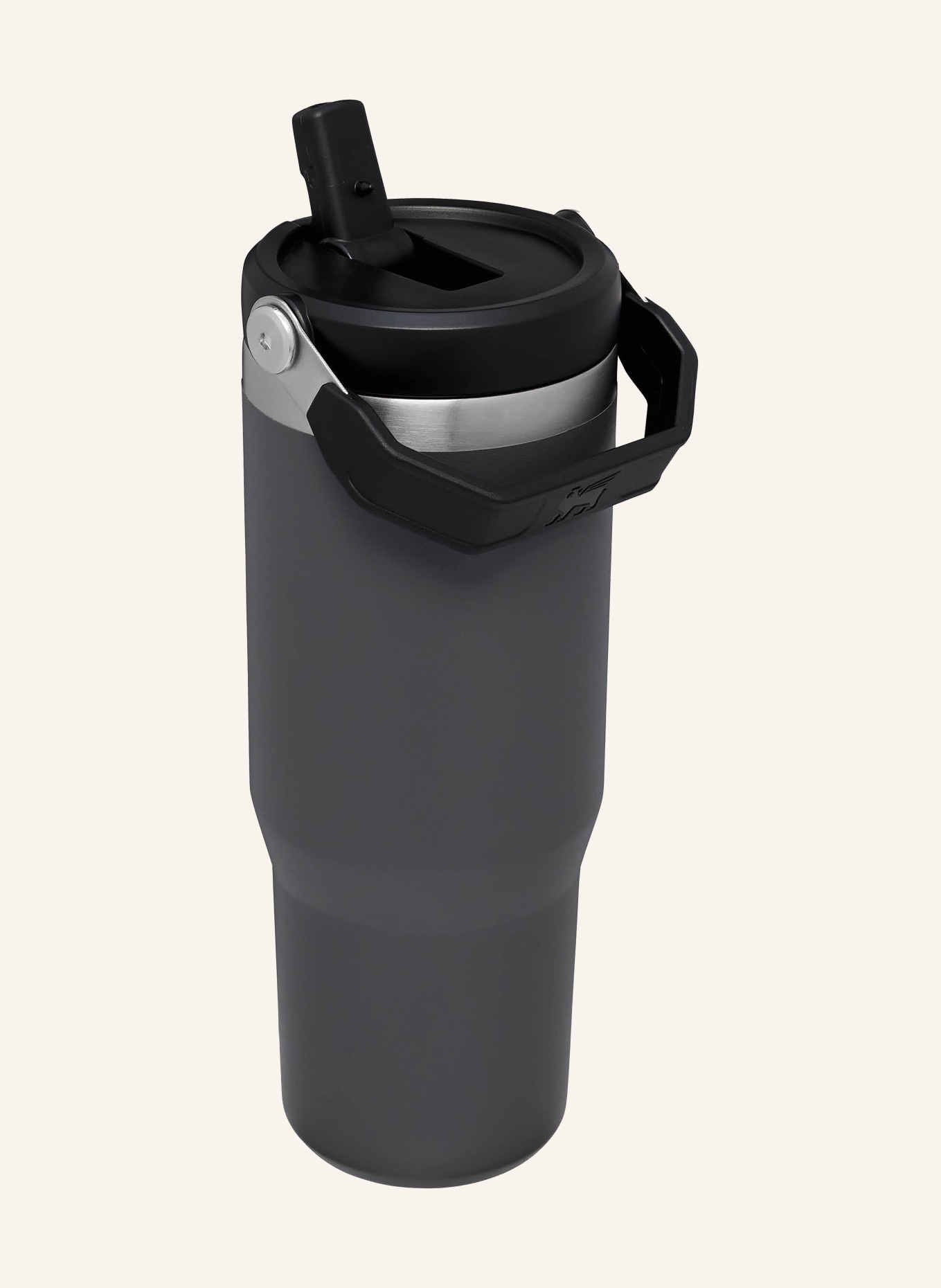 STANLEY Thermobecher THE ICEFLOW™ FLIP STRAW: DUNKELGRAU