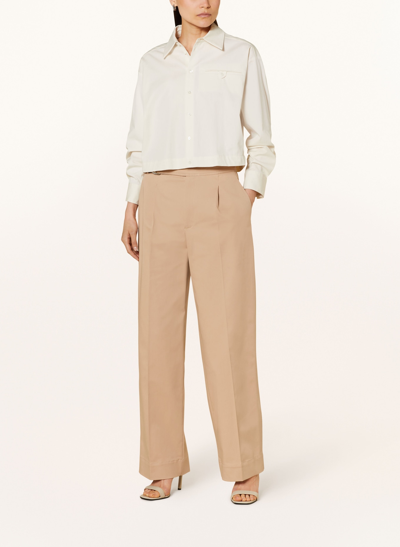 VANILIA Trousers, Color: BEIGE (Image 2)