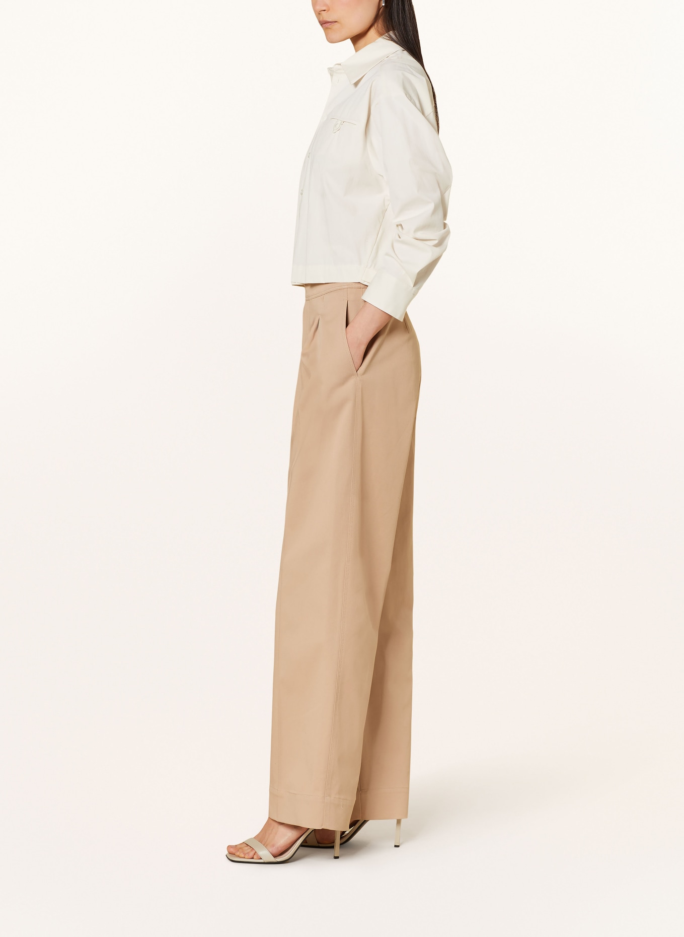 VANILIA Trousers, Color: BEIGE (Image 4)