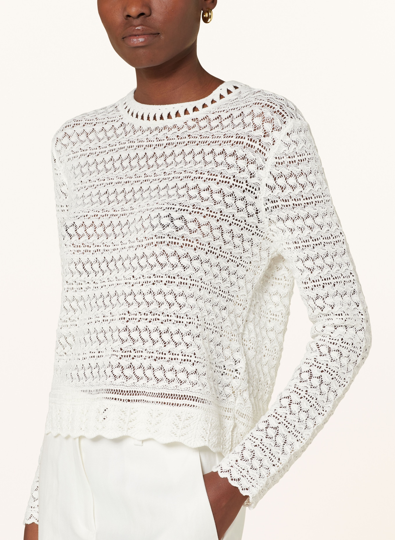 REISS Knit shirt SIM, Color: WHITE (Image 4)