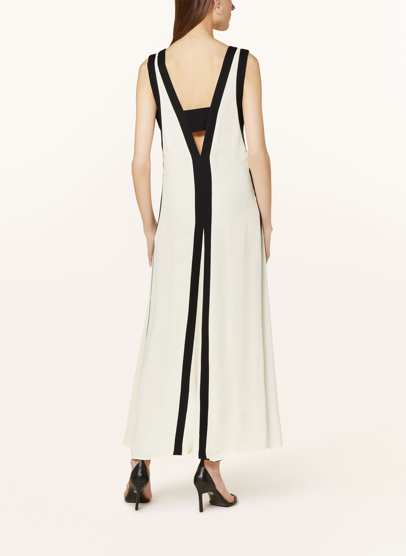REISS Dress RAE with cut-out, Color: CREAM/ BLACK (Image 3)