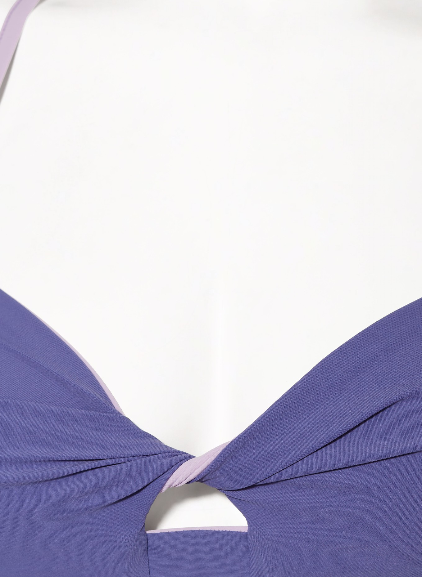 Passionata Halter neck bikini top ELLEN reversible, Color: LIGHT PURPLE/ PURPLE (Image 6)