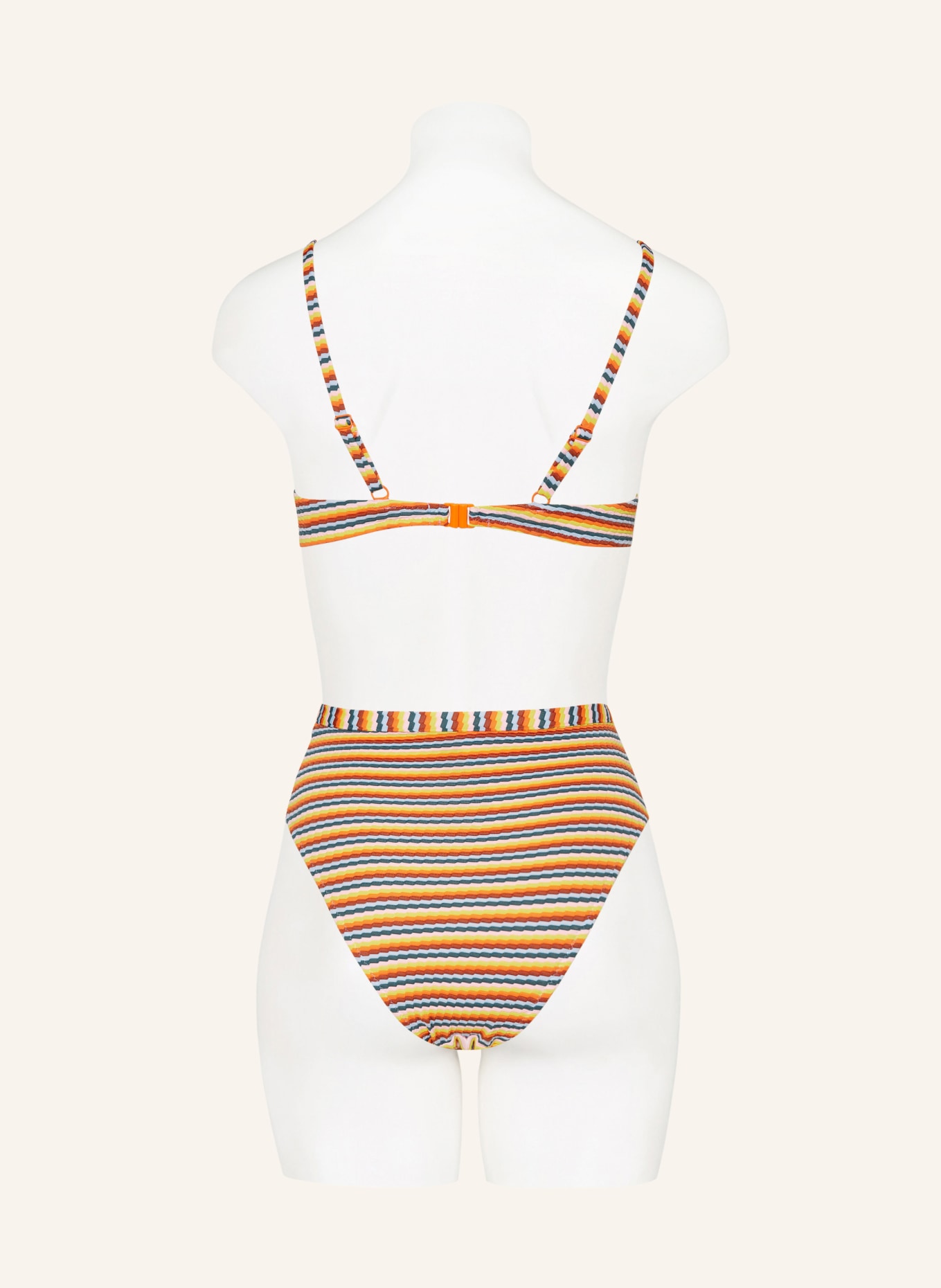 Passionata Underwired bikini top NAMIE, Color: TEAL/ YELLOW/ ORANGE (Image 3)