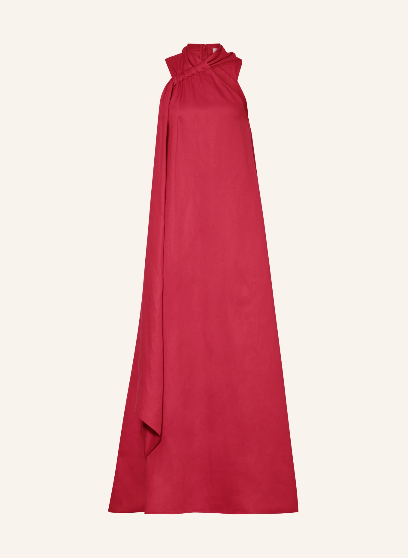REISS Kleid ODELL mit Leinen, Farbe: ROT (Bild 1)