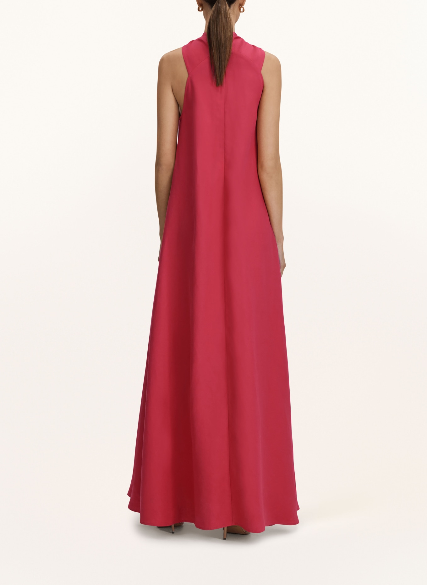 REISS Kleid ODELL mit Leinen, Farbe: ROT (Bild 3)