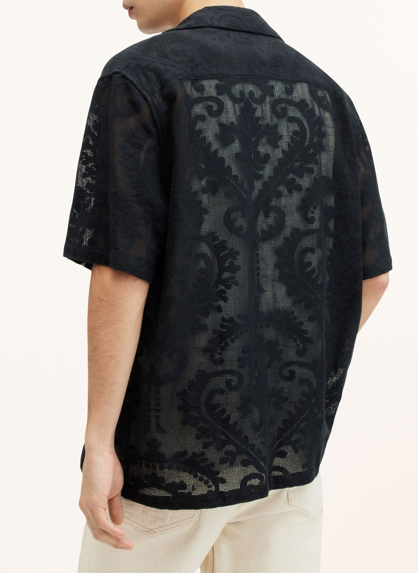 ALLSAINTS Resort shirt CERRITO relaxed fit, Color: BLACK (Image 3)