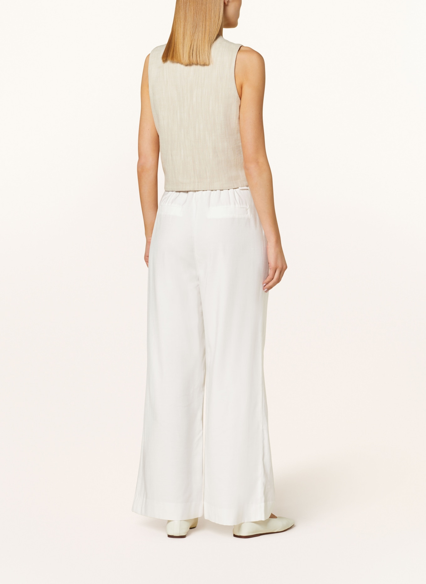 Phase Eight Wide leg trousers TYLA, Color: ECRU (Image 3)