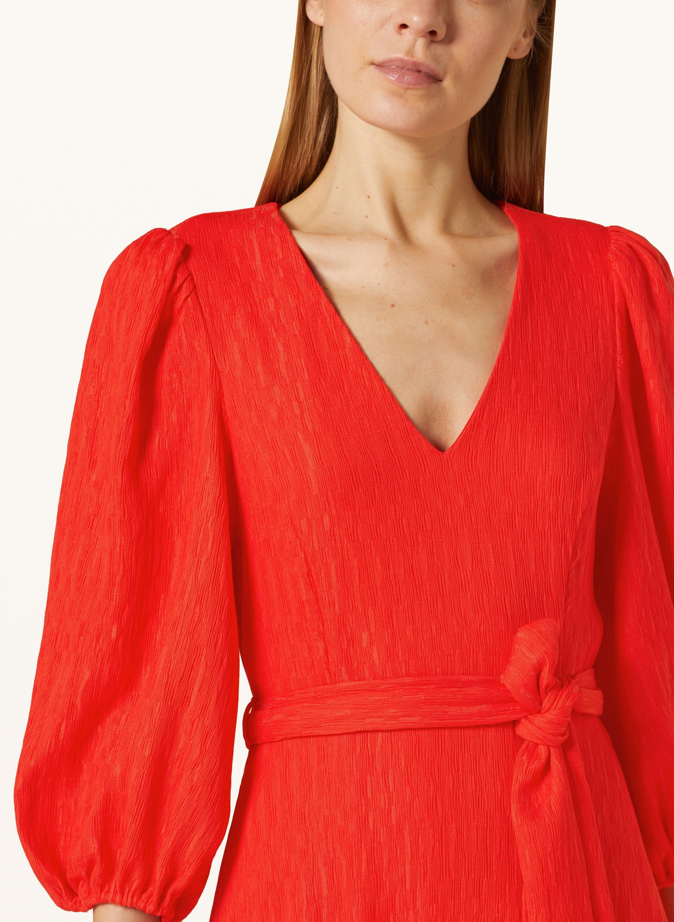 Phase Eight Dress MARILYN with 3/4 sleeves, Color: ORANGE (Image 4)