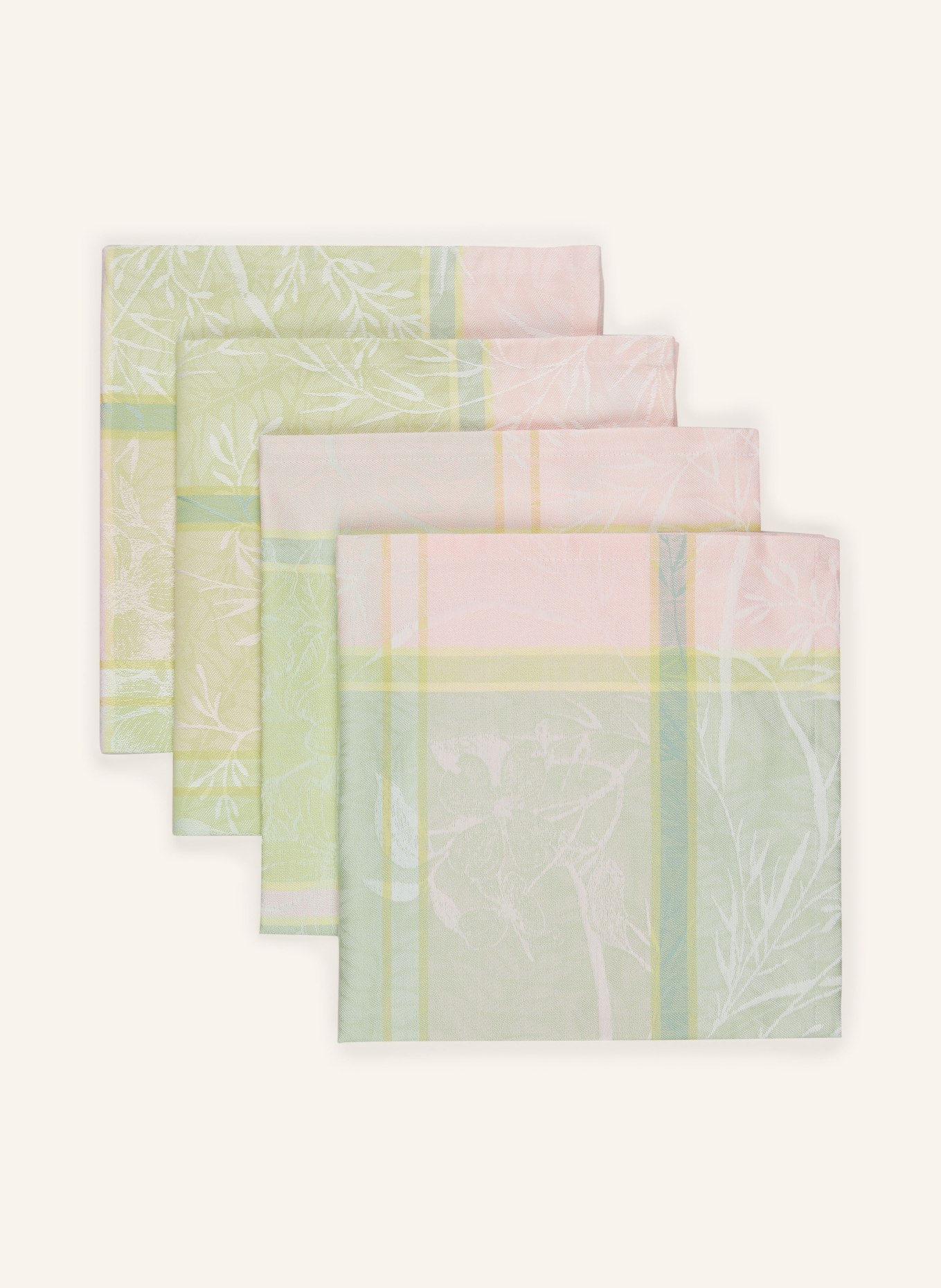 GARNIER-THIEBAUT Set of 4 cloth napkins MILLE PRINTEMPS, Color: 46978*4er Set (Image 1)
