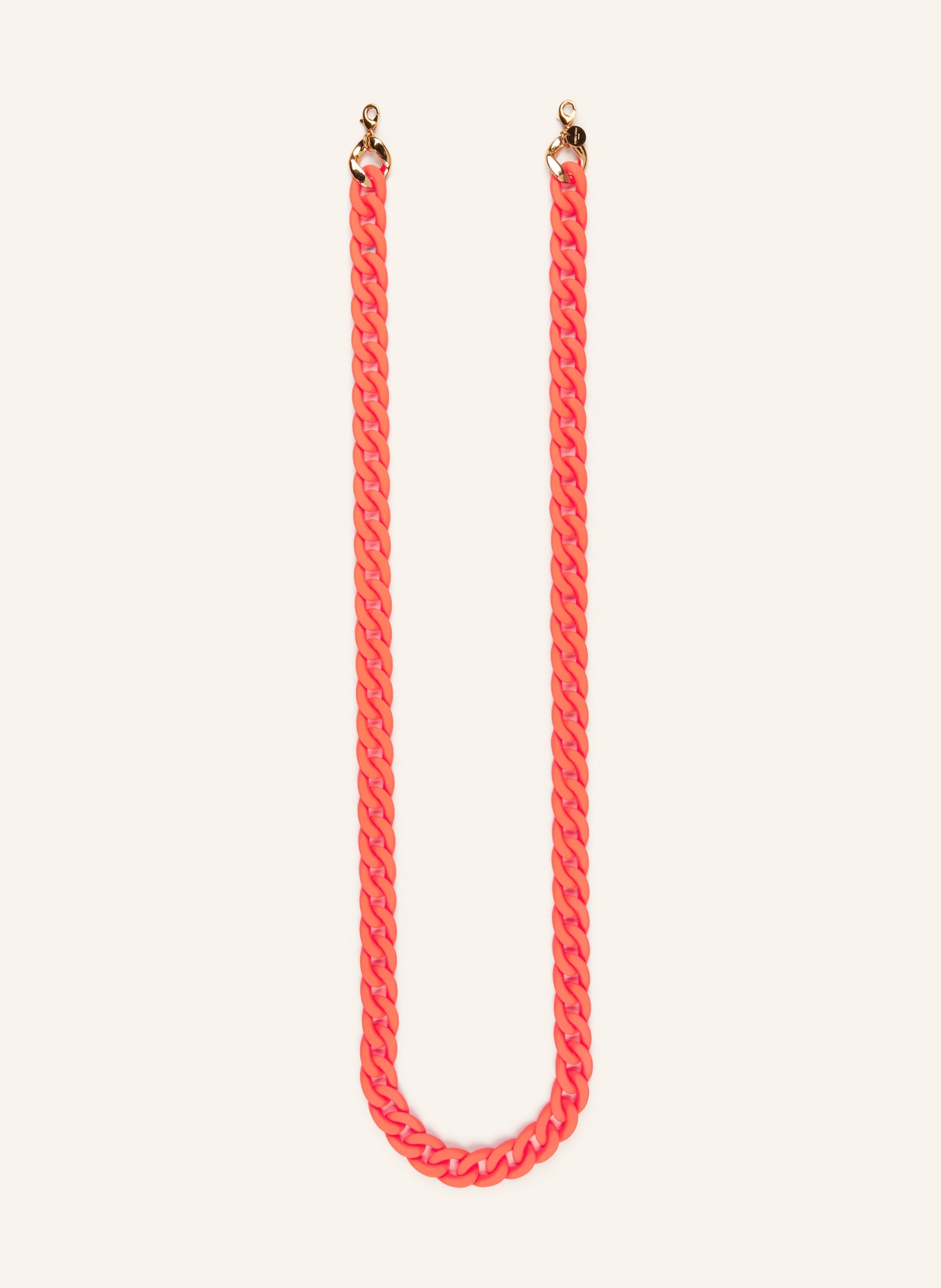CHEEKY CHAIN MUNICH Smartphone chain SILK, Color: NEON ORANGE (Image 1)