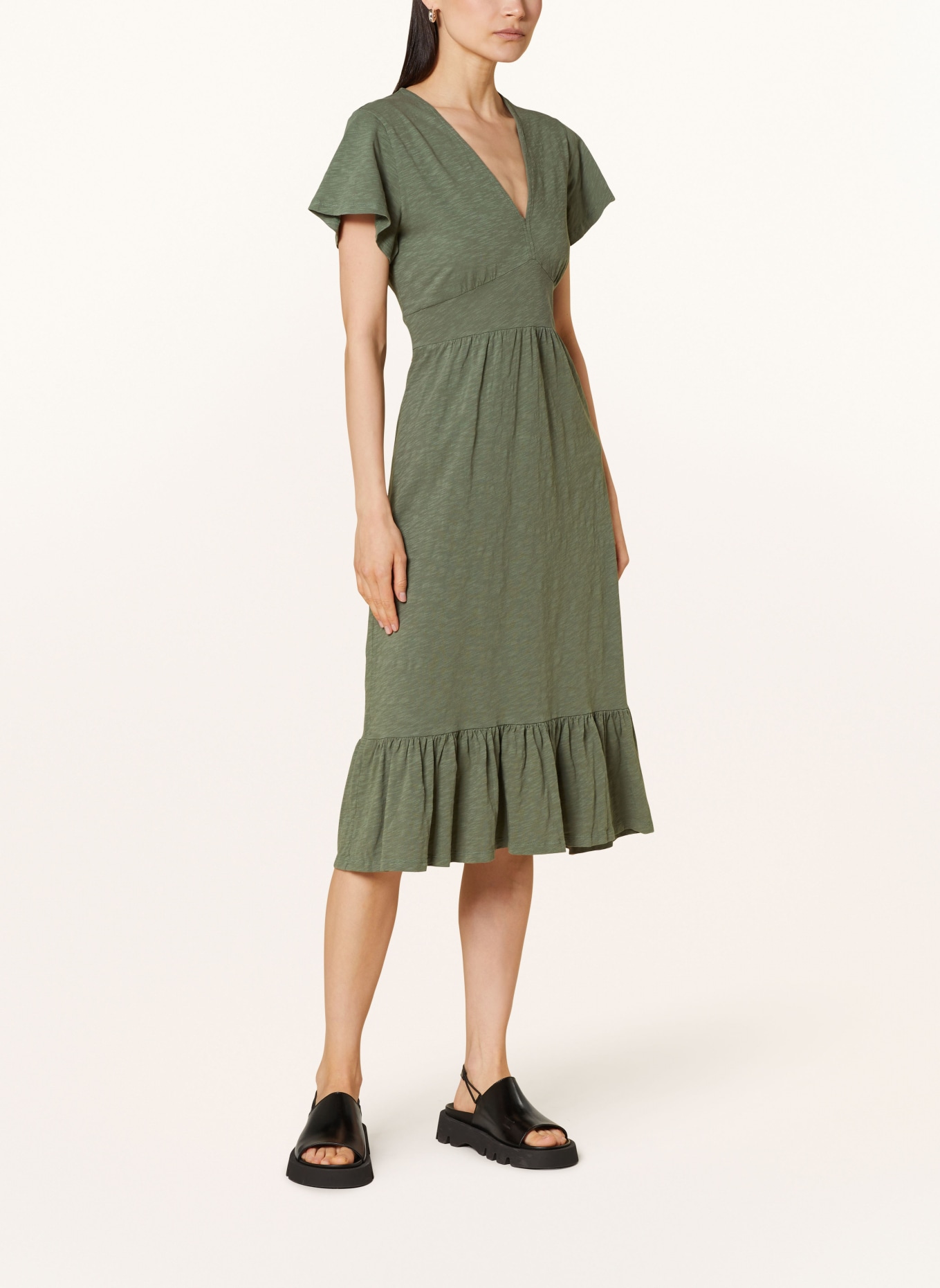 ba&sh Kleid VALMA, Farbe: green khaki (Bild 2)