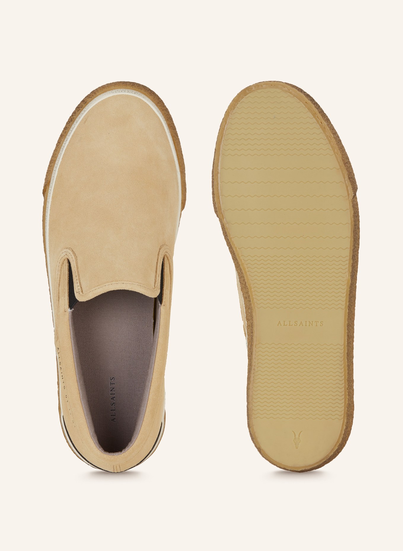 ALLSAINTS Pantofle NAVAHO, Kolor: JASNOBRĄZOWY (Obrazek 5)