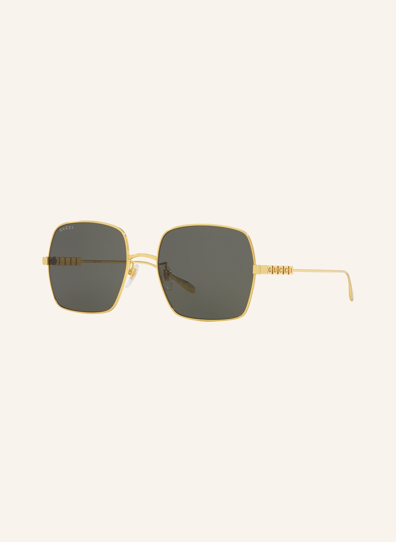 GUCCI Sunglasses GC002133, Color: 2300L1 - GOLD/GRAY (Image 1)