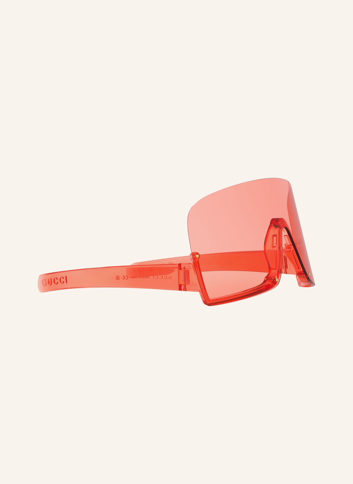 GUCCI Sunglasses GC002161, Color: 3900U1 - RED/RED (Image 3)
