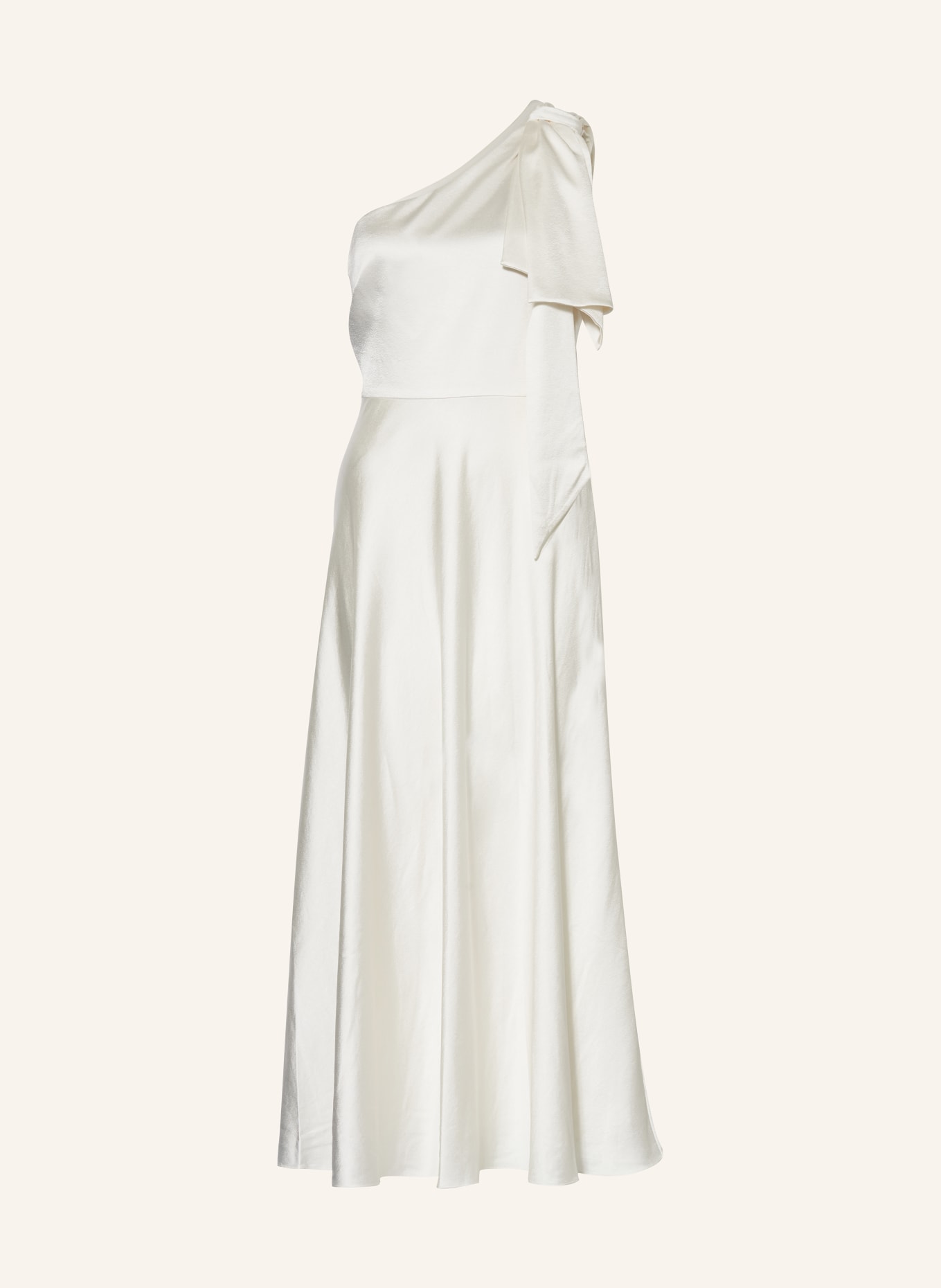 TED BAKER One-Shoulder-Kleid RIKUTO aus Satin, Farbe: CREME (Bild 1)