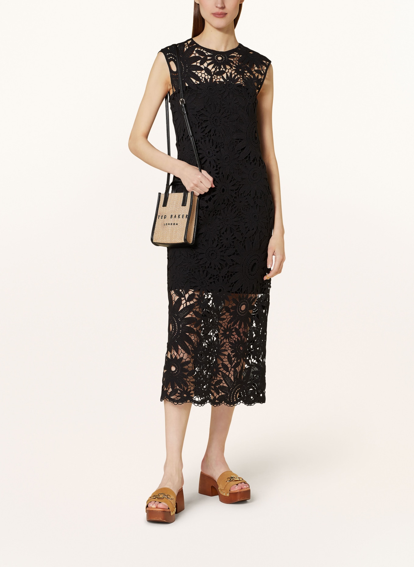 TED BAKER Lace dress CORHA, Color: BLACK (Image 2)