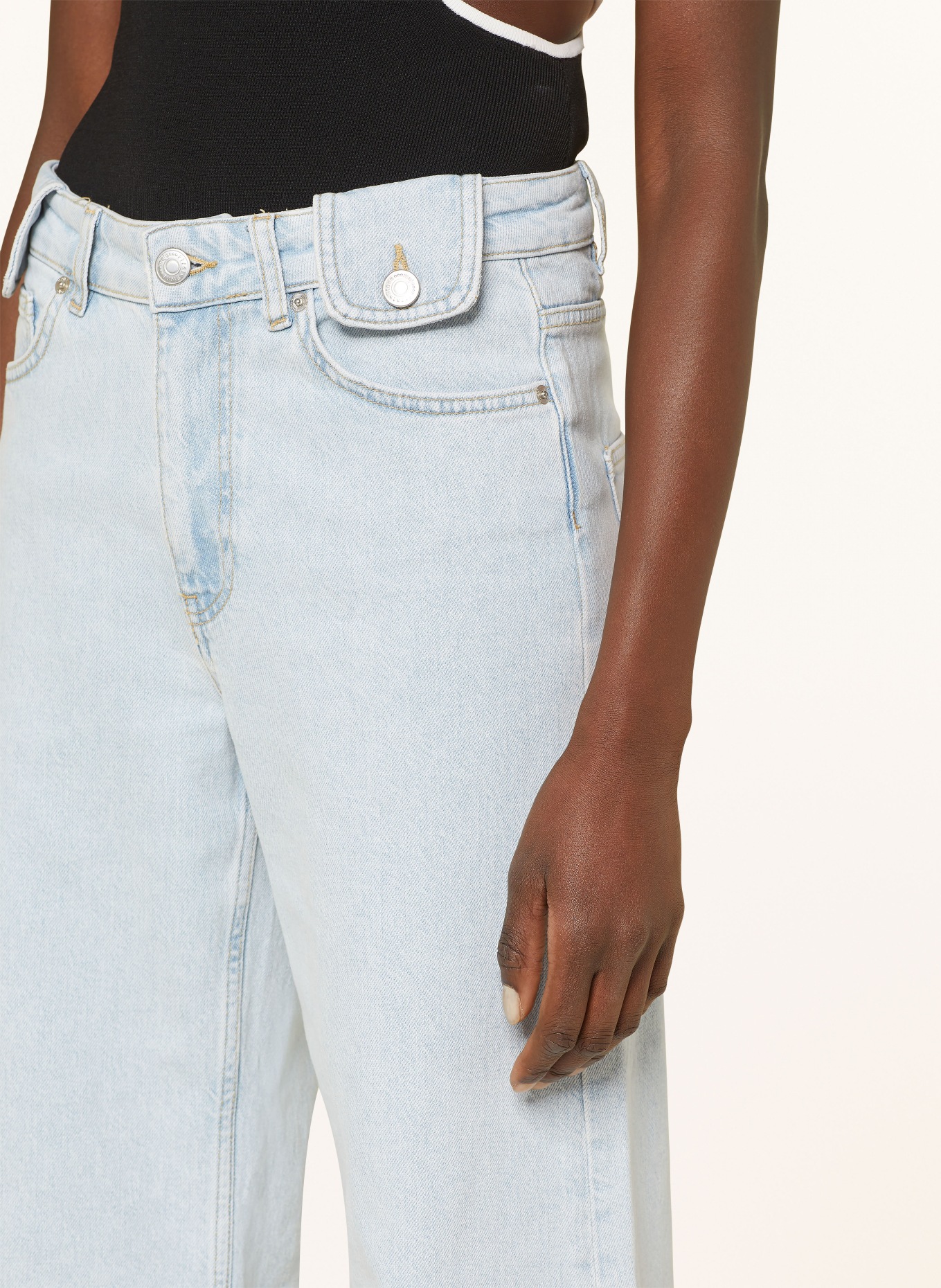 maje Flared Jeans, Farbe: 2507 LIGHT BLUE (Bild 5)