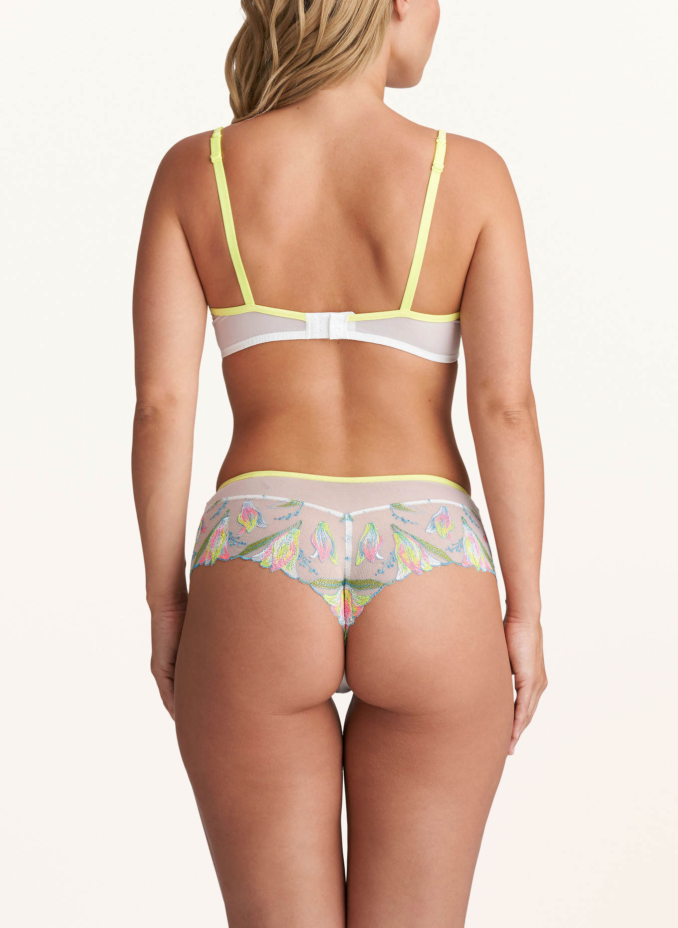 MARIE JO Thong YOLY, Color: WHITE/ LIGHT YELLOW/ TURQUOISE (Image 3)