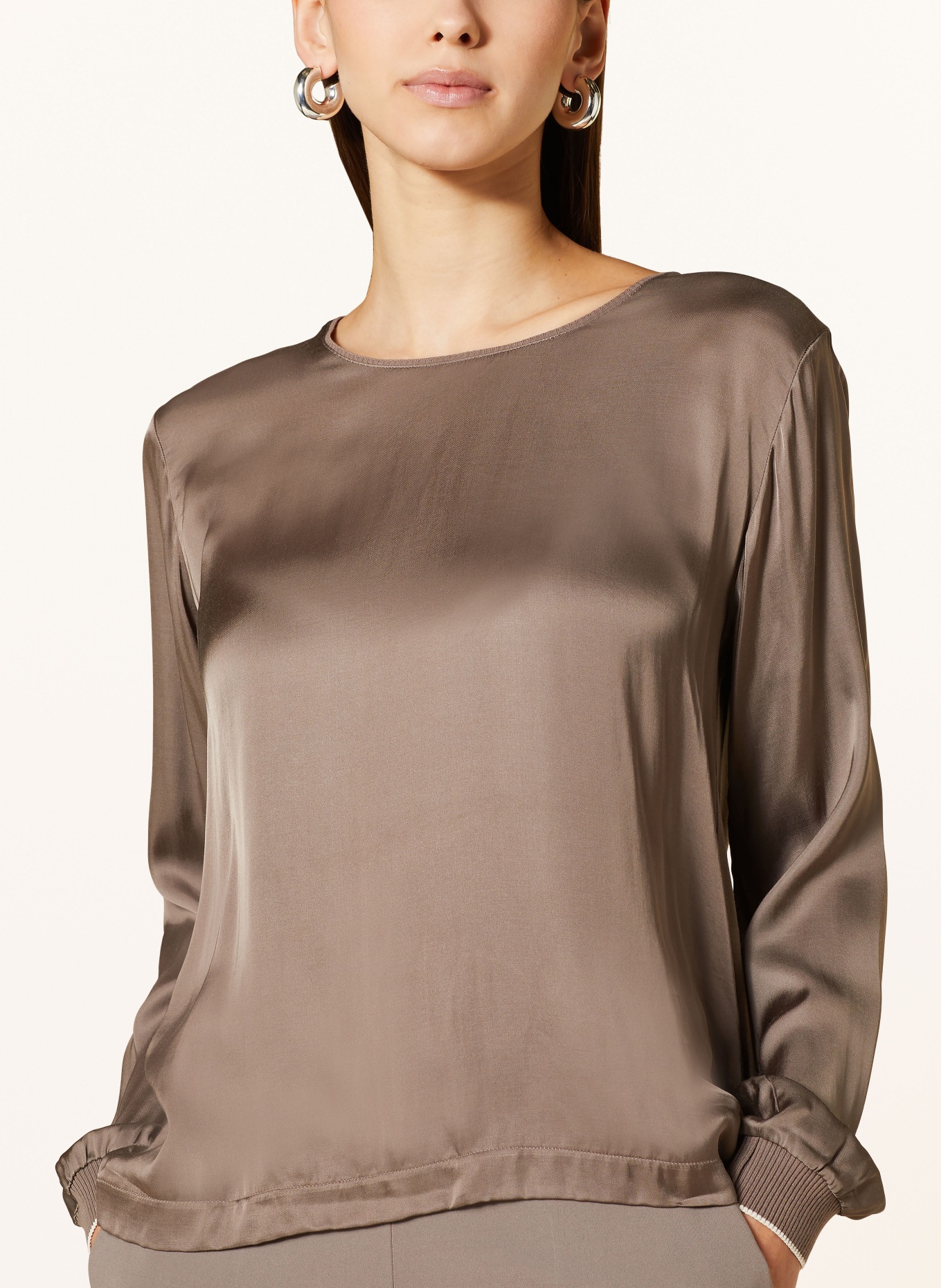 CINQUE Shirt blouse CPALIN, Color: BROWN (Image 4)