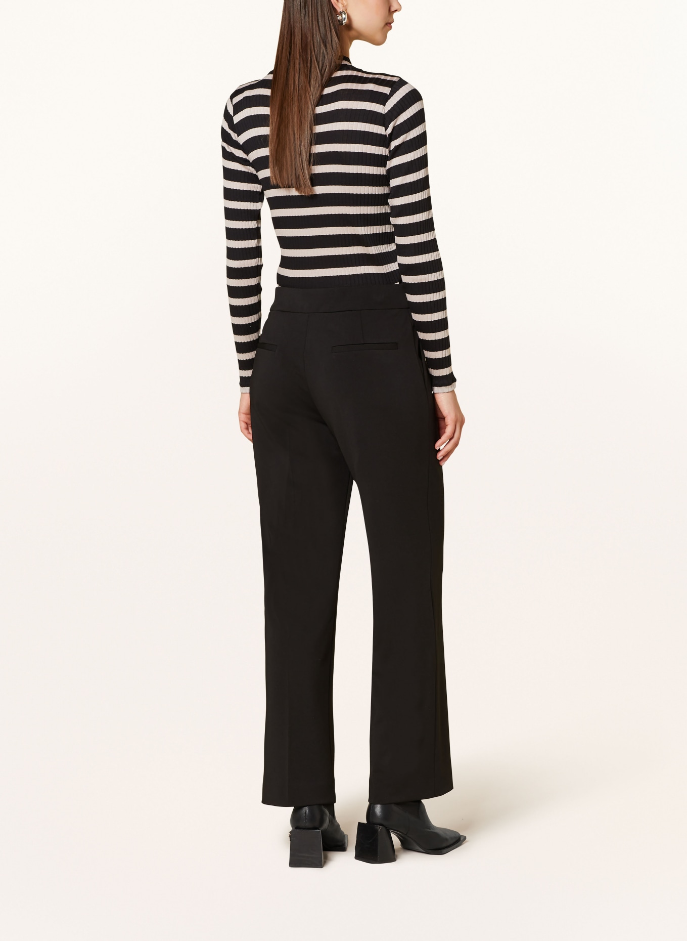 CINQUE trousers LIU CISILASSO, Color: BLACK (Image 3)