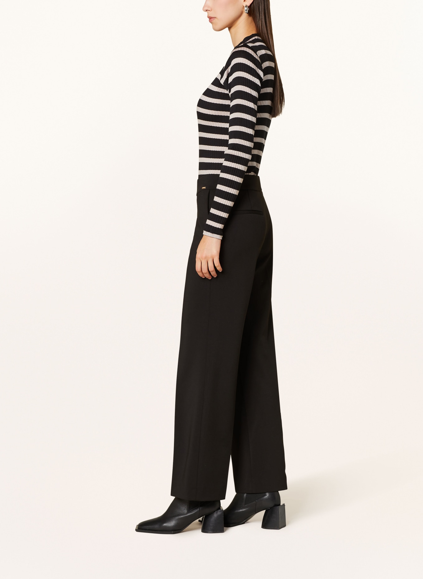 CINQUE trousers LIU CISILASSO, Color: BLACK (Image 4)