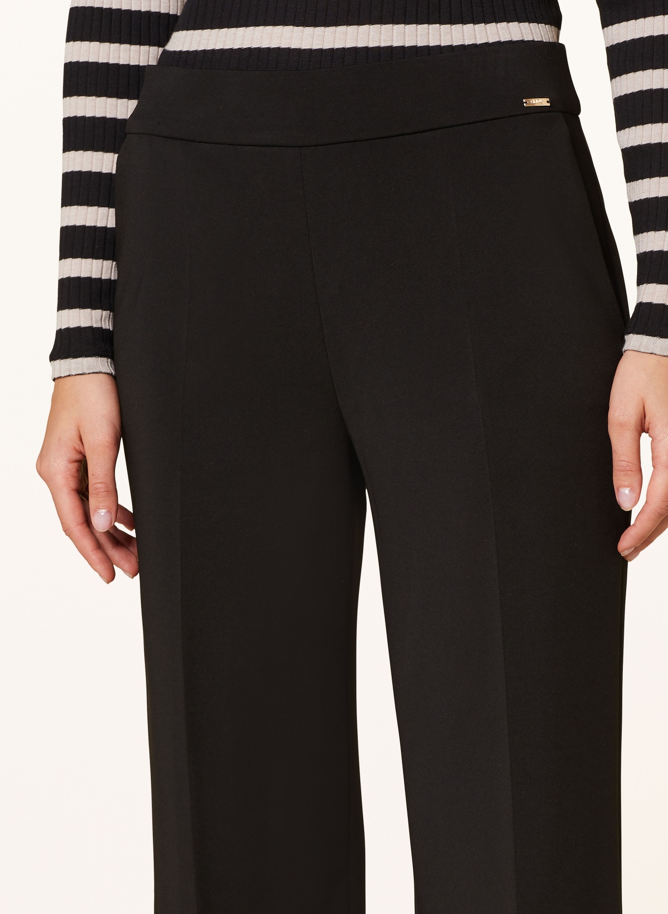 CINQUE trousers LIU CISILASSO, Color: BLACK (Image 5)