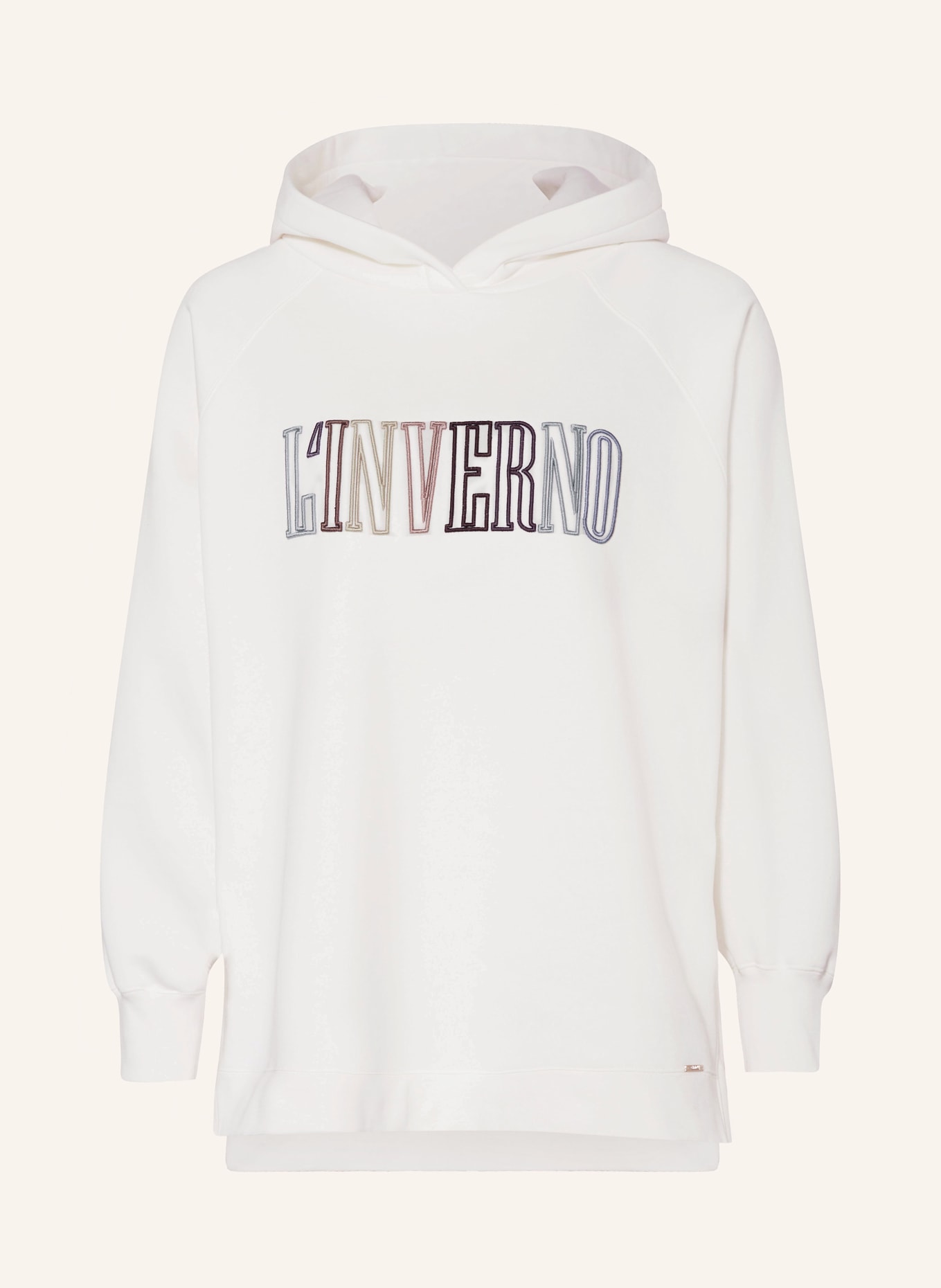 White hoodie oversized best sale