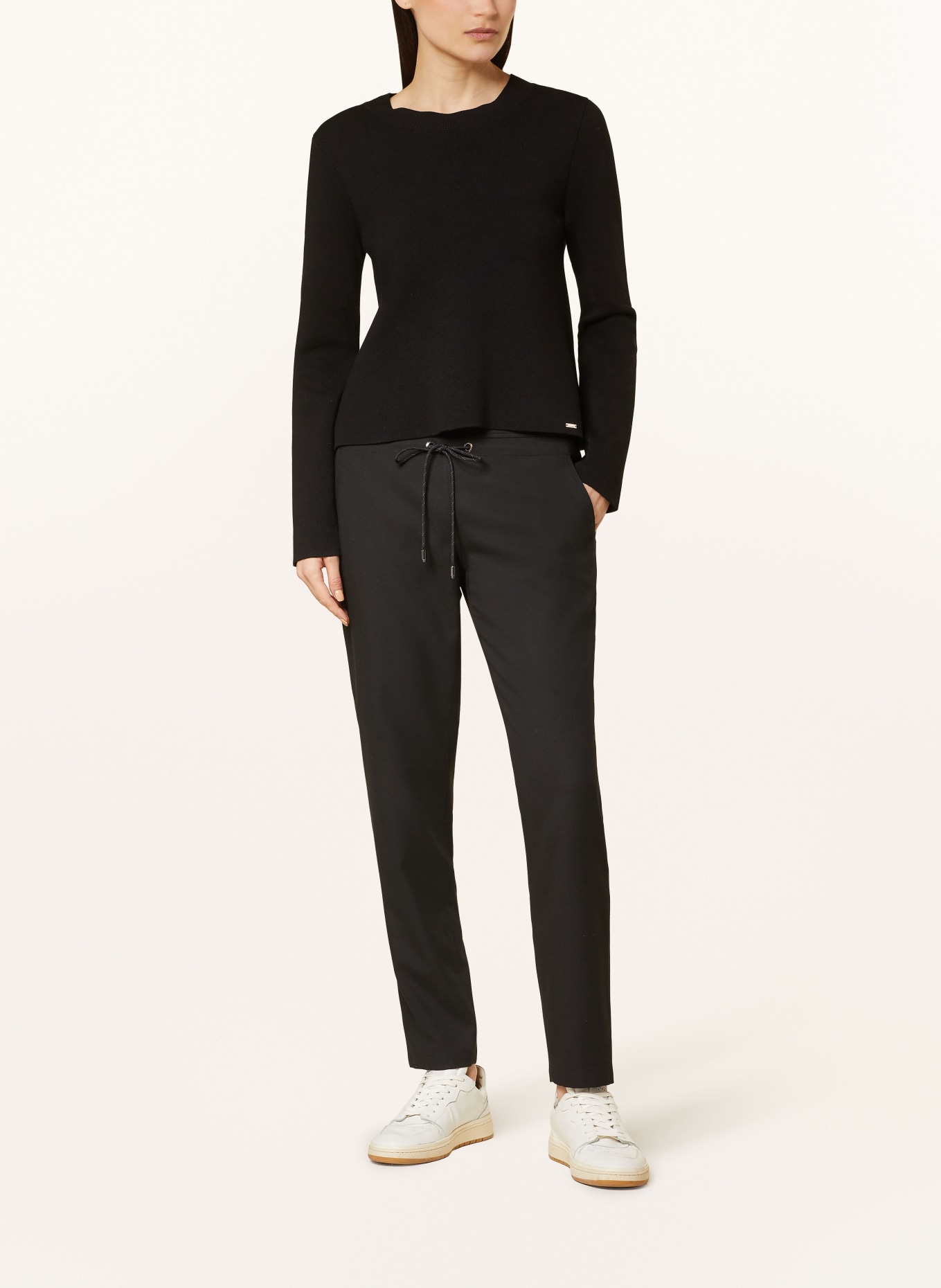 CINQUE Pantalon style jogging CISOFT: NOIR