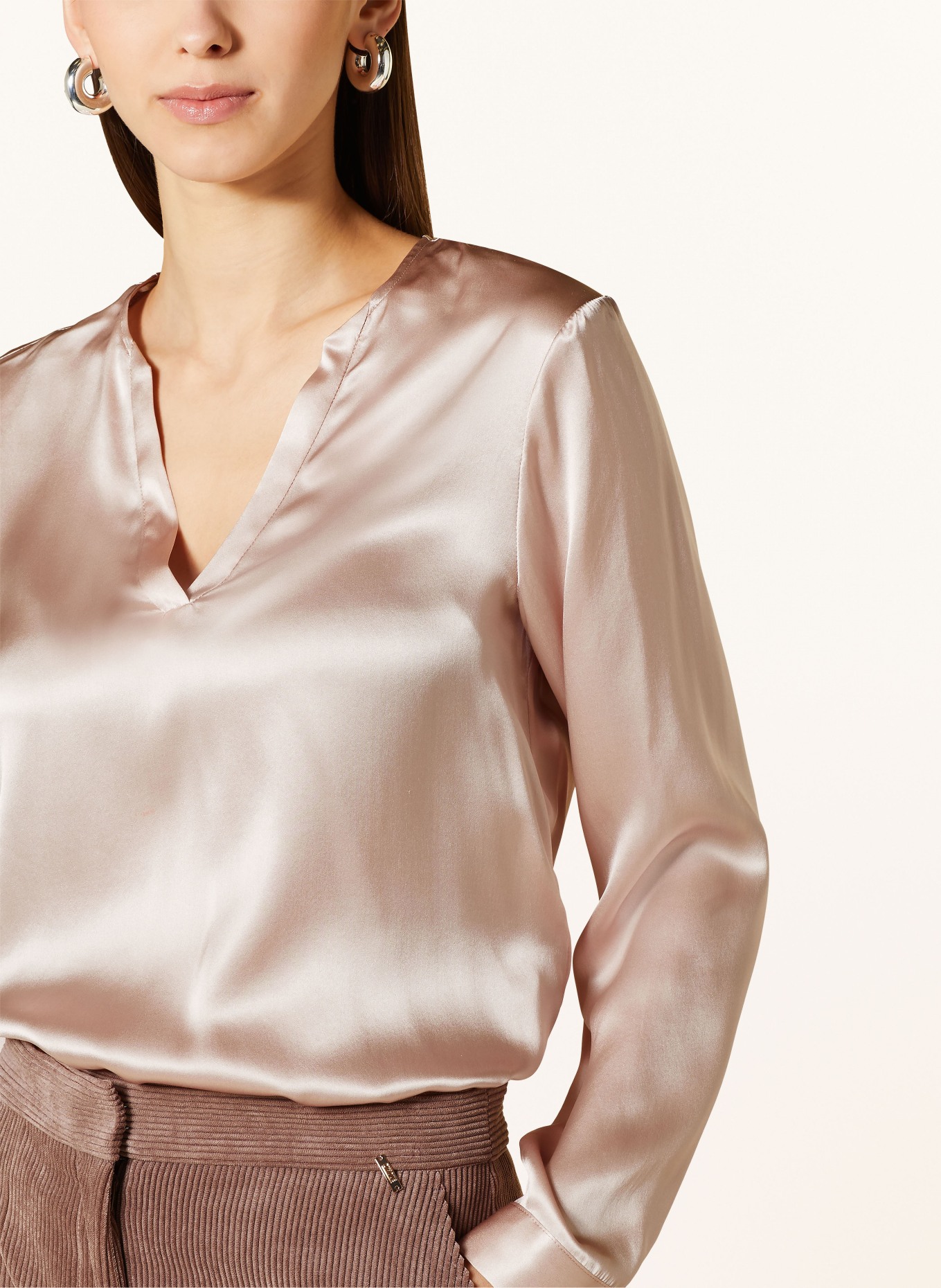 CINQUE Silk blouse CITOTA, Color: BEIGE (Image 4)