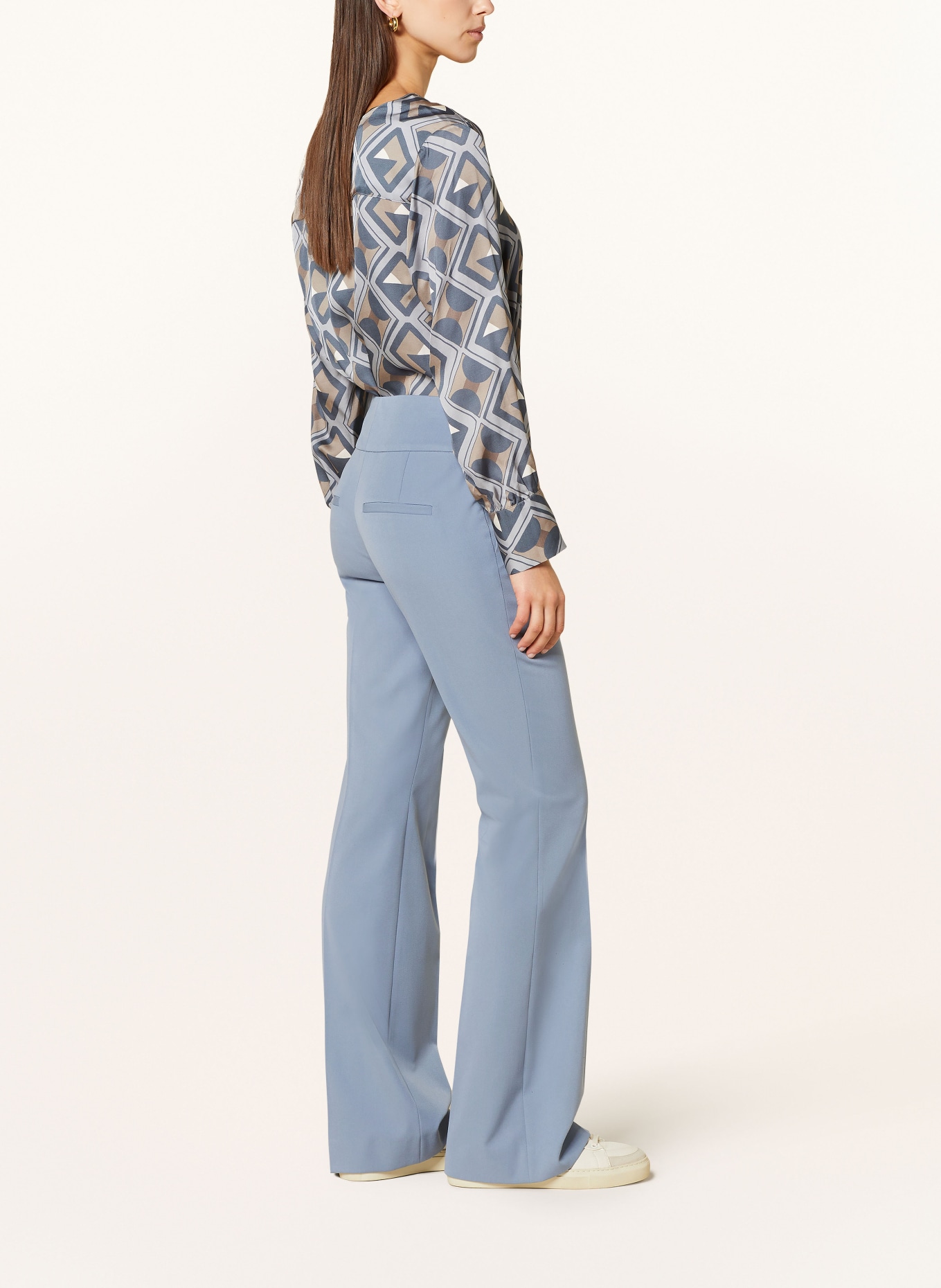 CINQUE Trousers CISALT, Color: BLUE GRAY (Image 4)