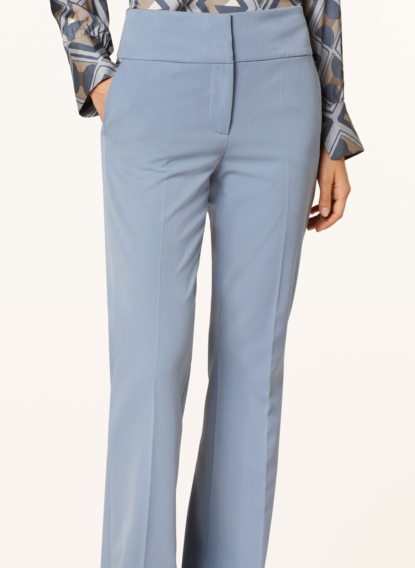 CINQUE Trousers CISALT, Color: BLUE GRAY (Image 5)