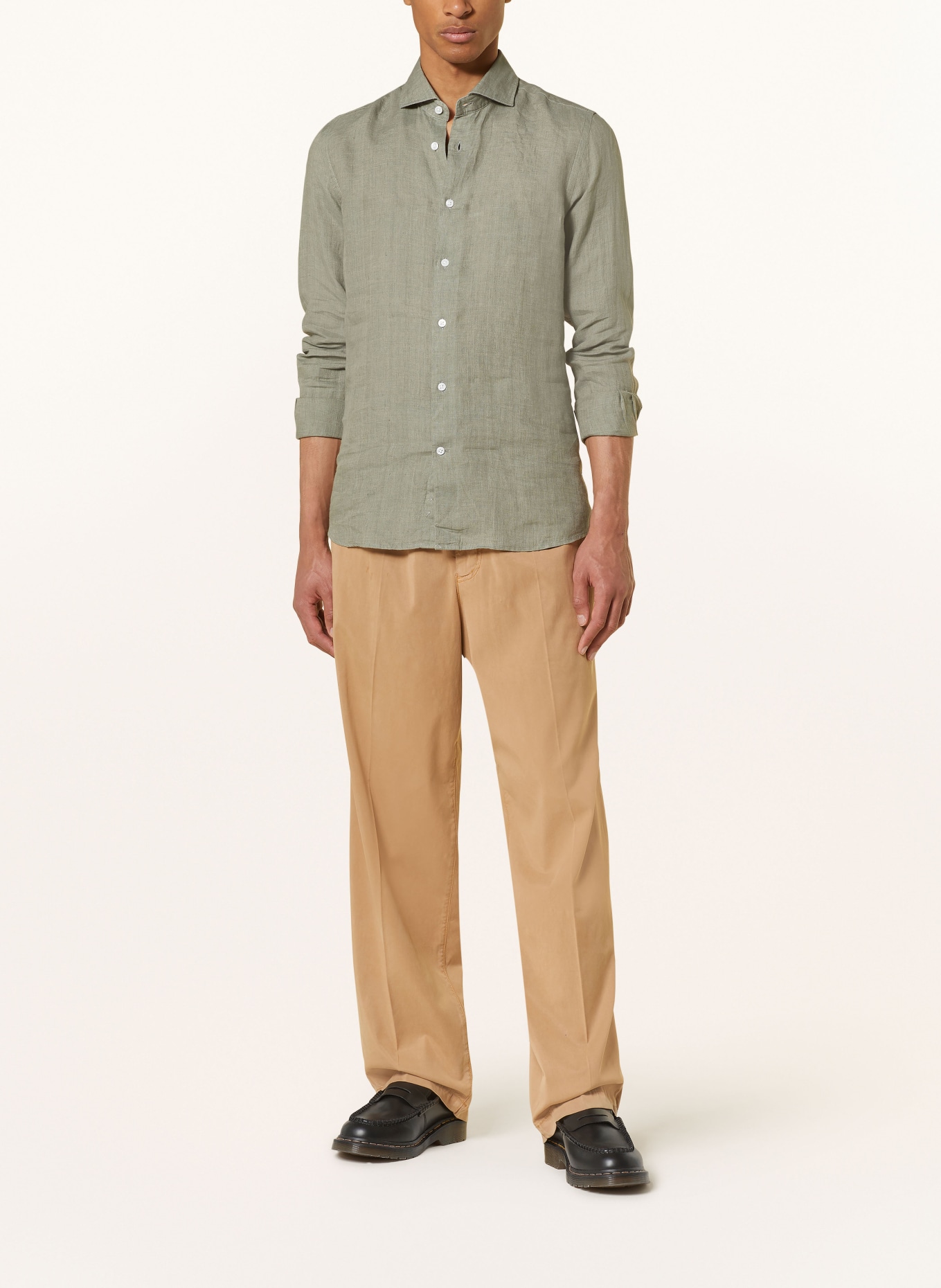 REISS Leinenhemd RUBAN Regular Fit, Farbe: KHAKI (Bild 2)