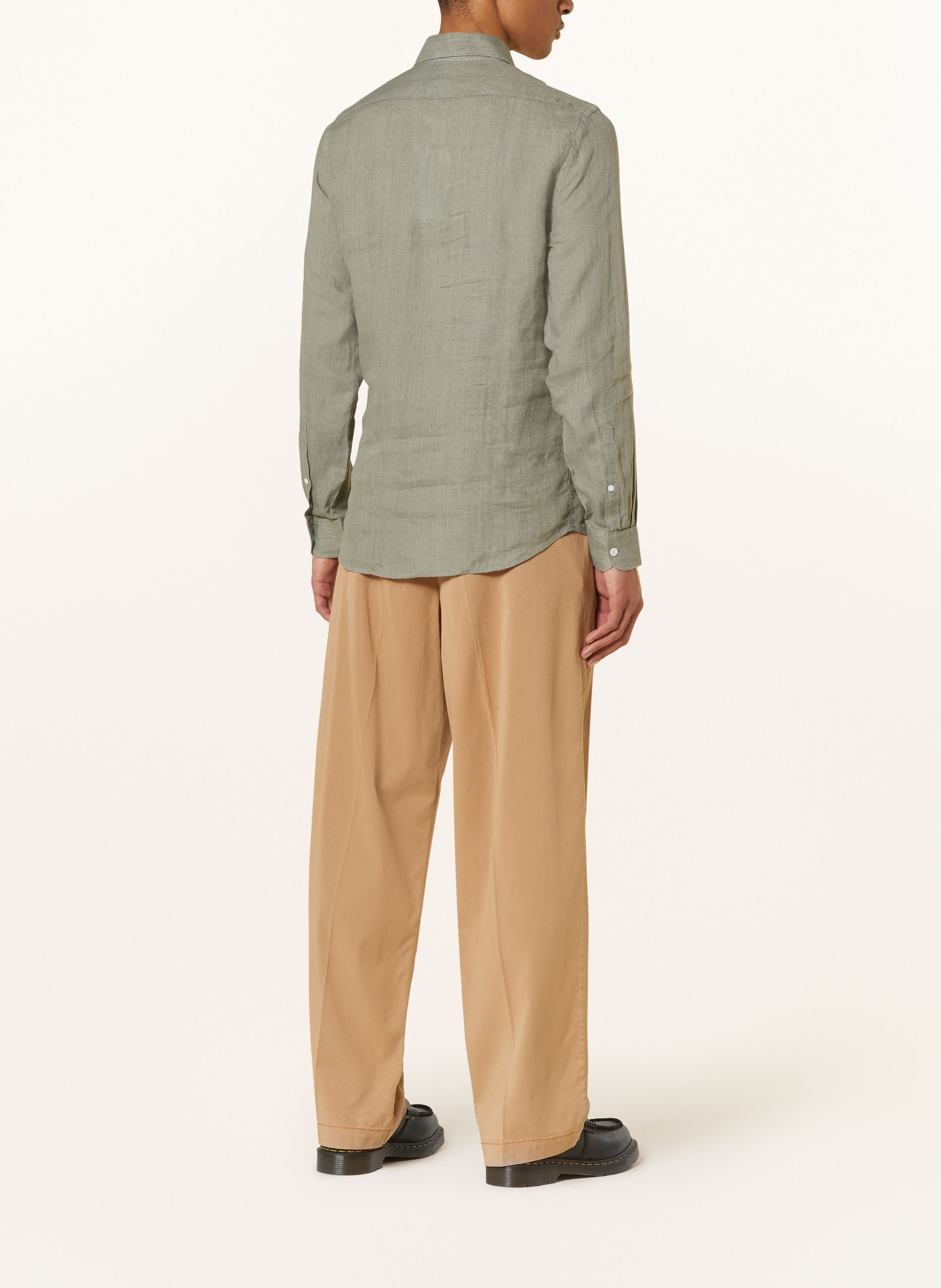 REISS Leinenhemd RUBAN Regular Fit, Farbe: KHAKI (Bild 3)