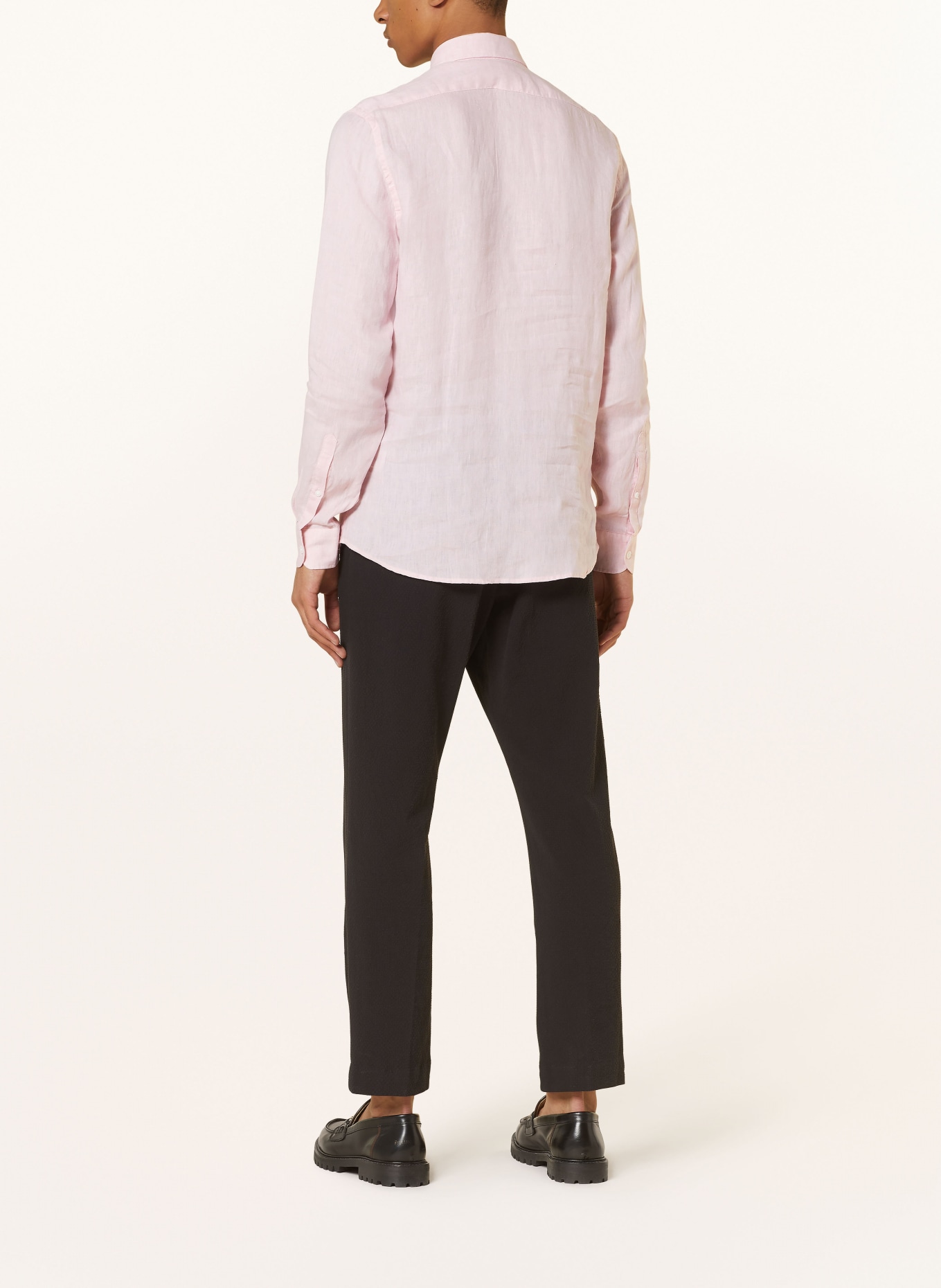 REISS Linen shirt RUBAN Regular Fit, Color: LIGHT PINK (Image 3)