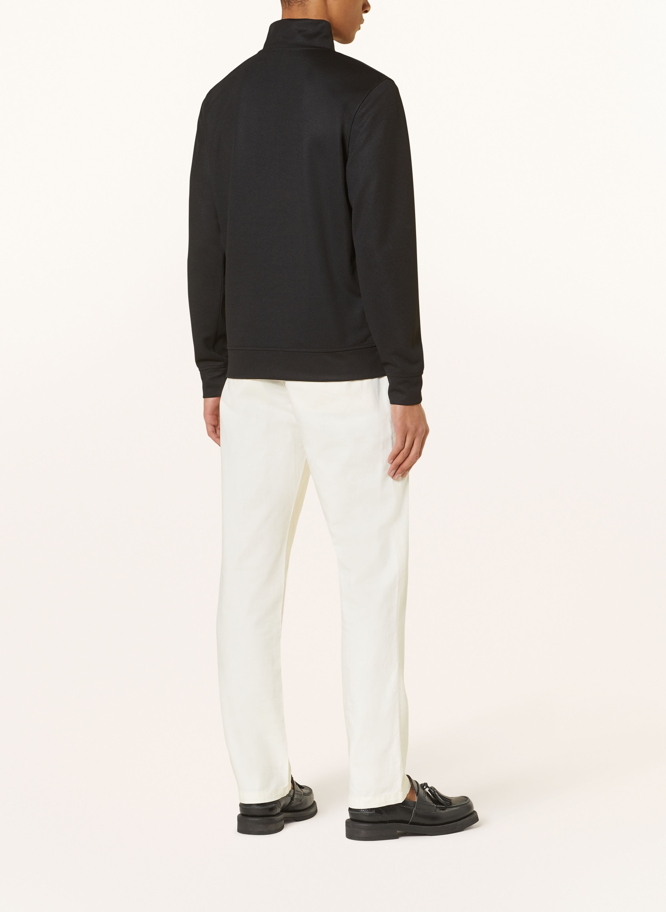 REISS Half-zip sweater BARRET, Color: BLACK (Image 3)