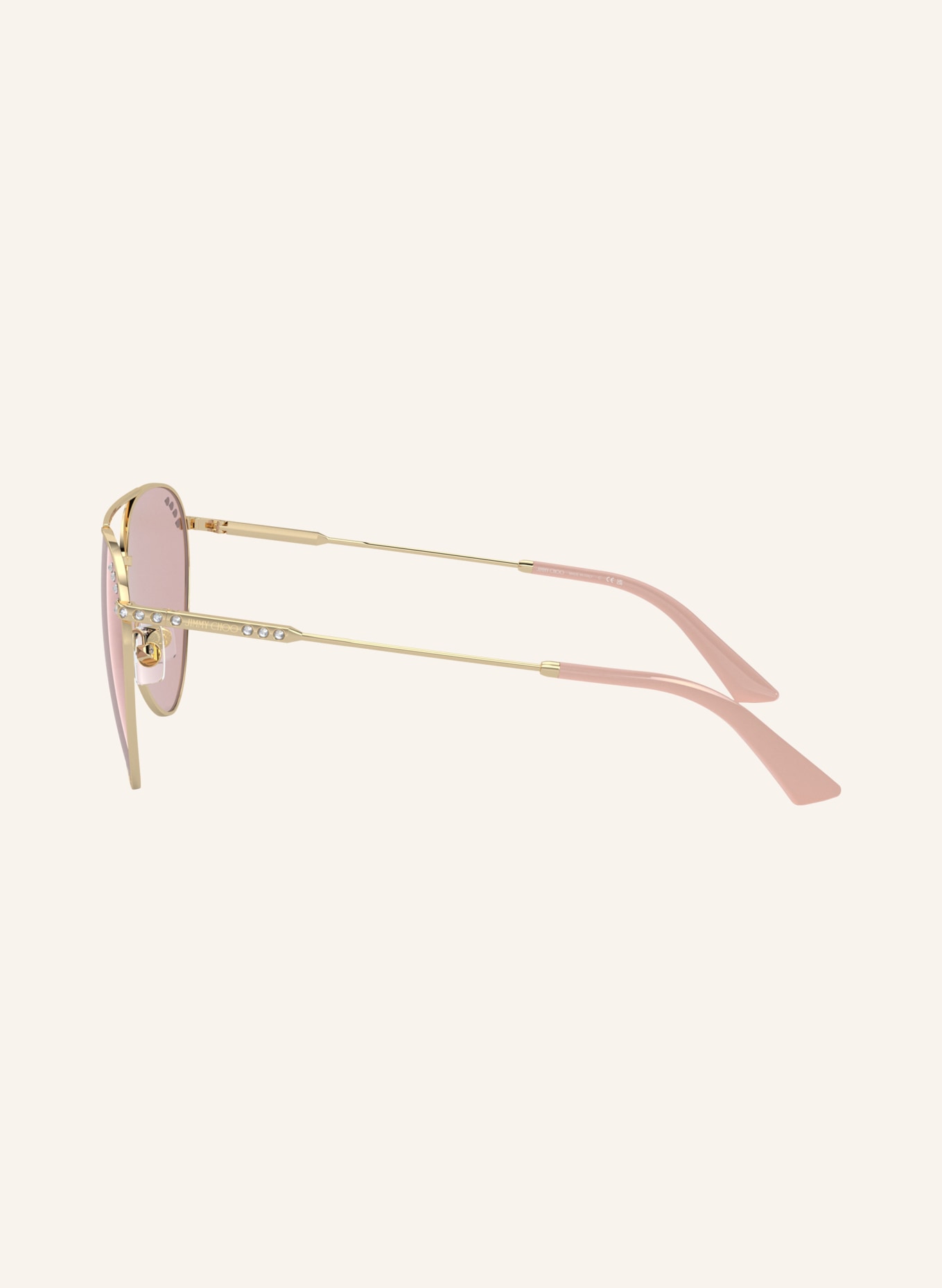 JIMMY CHOO Sunglasses JC4002B with decorative gems, Color: 3006/5 - GOLD/ PINK (Image 3)