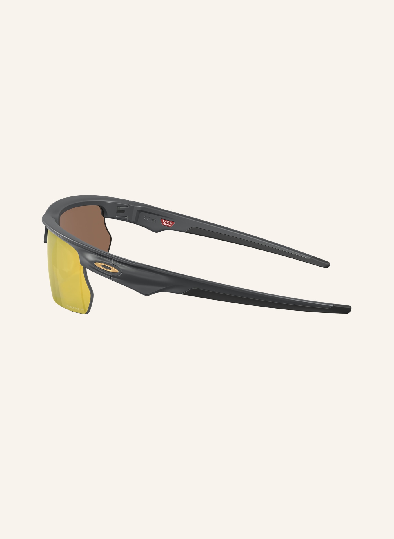 OAKLEY Wielofunkcyjne okulary sportowe OO9400 BISPHAERA™, Kolor: 940012 – MATOWY CZARNY/ CZERWONY LUSTRZANY (Obrazek 3)