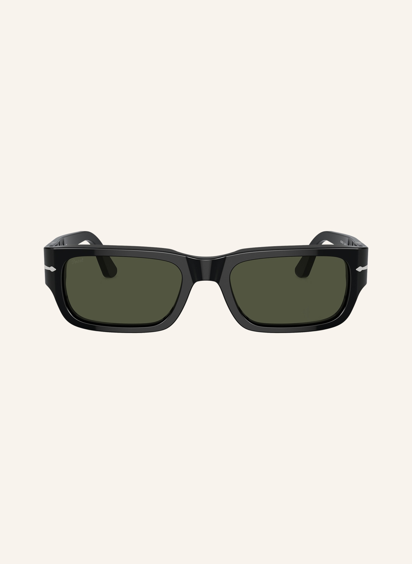 Persol Sunglasses PO3347S ADRIEN, Color: 95/31 - BLACK/GREEN (Image 2)