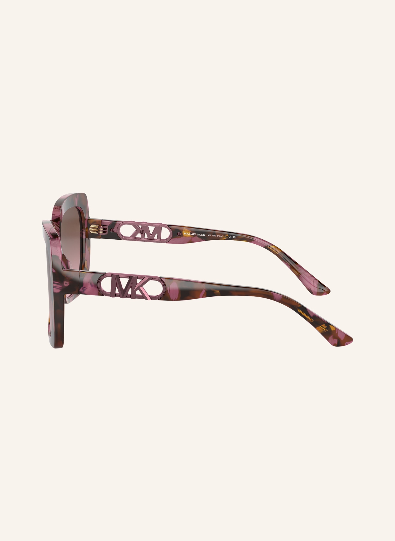 MICHAEL KORS Okulary przeciwsłoneczne MK2213 NICE, Kolor: 39989T – HAVANA / BRĄZOWY GRADIENT (Obrazek 3)